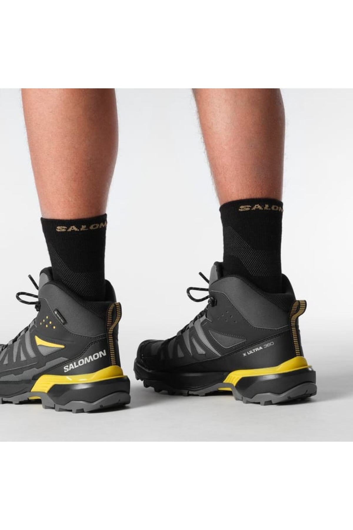 Salomon Salomon Siyah X Ultra 360 Mid Gore-Tex Erkek Outdoor Bot L47742600 Outdoor Ayakkabı | Flo Siyah - 7. görsel