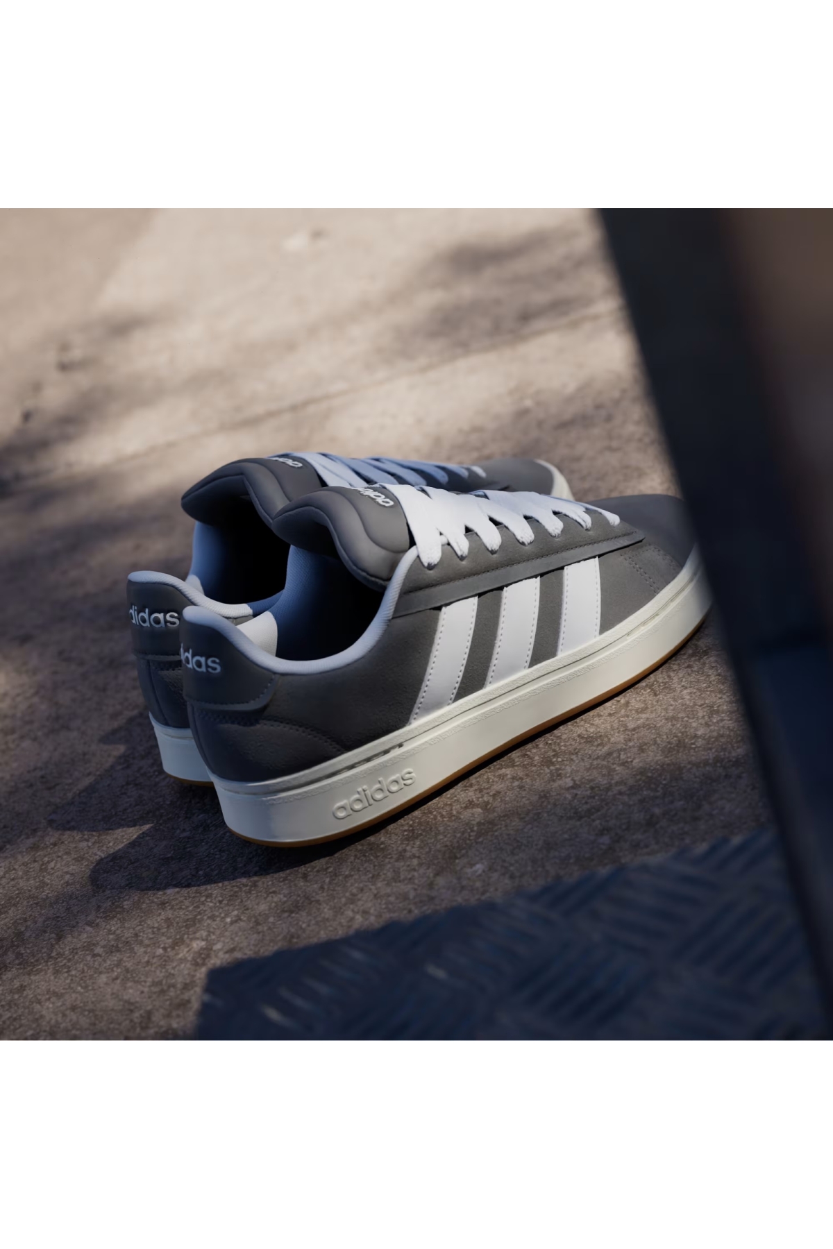 Adidas Adidas Gri Grand Court Alpha Erkek Spor Ayakkabı JR0542 Sneaker | Flo Gri - 4. görsel