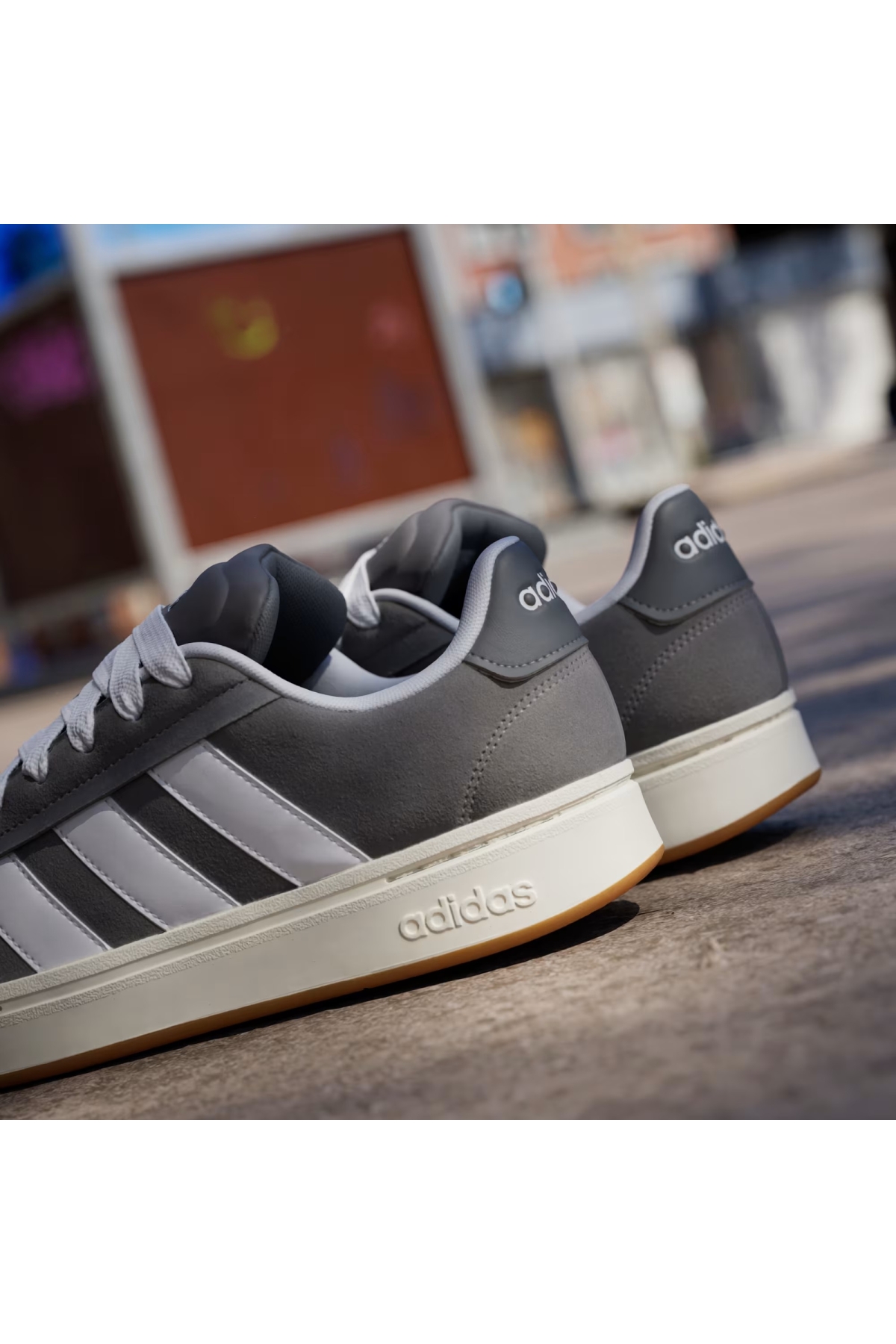 Adidas Adidas Gri Grand Court Alpha Erkek Spor Ayakkabı JR0542 Sneaker | Flo Gri - 6. görsel