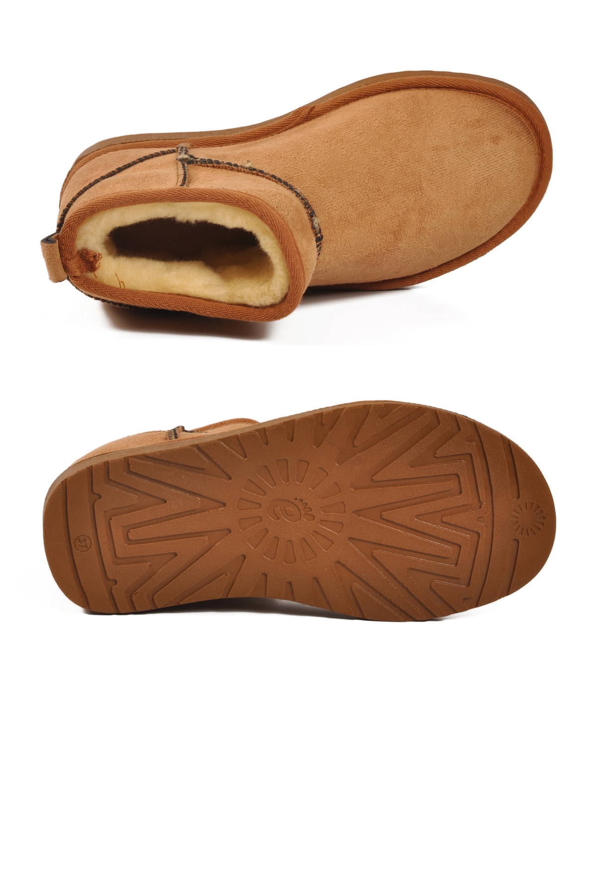 Taba İçi Kürklü Soğuğa Dirençli Kadın Bot U-19 Z - Görsel 6