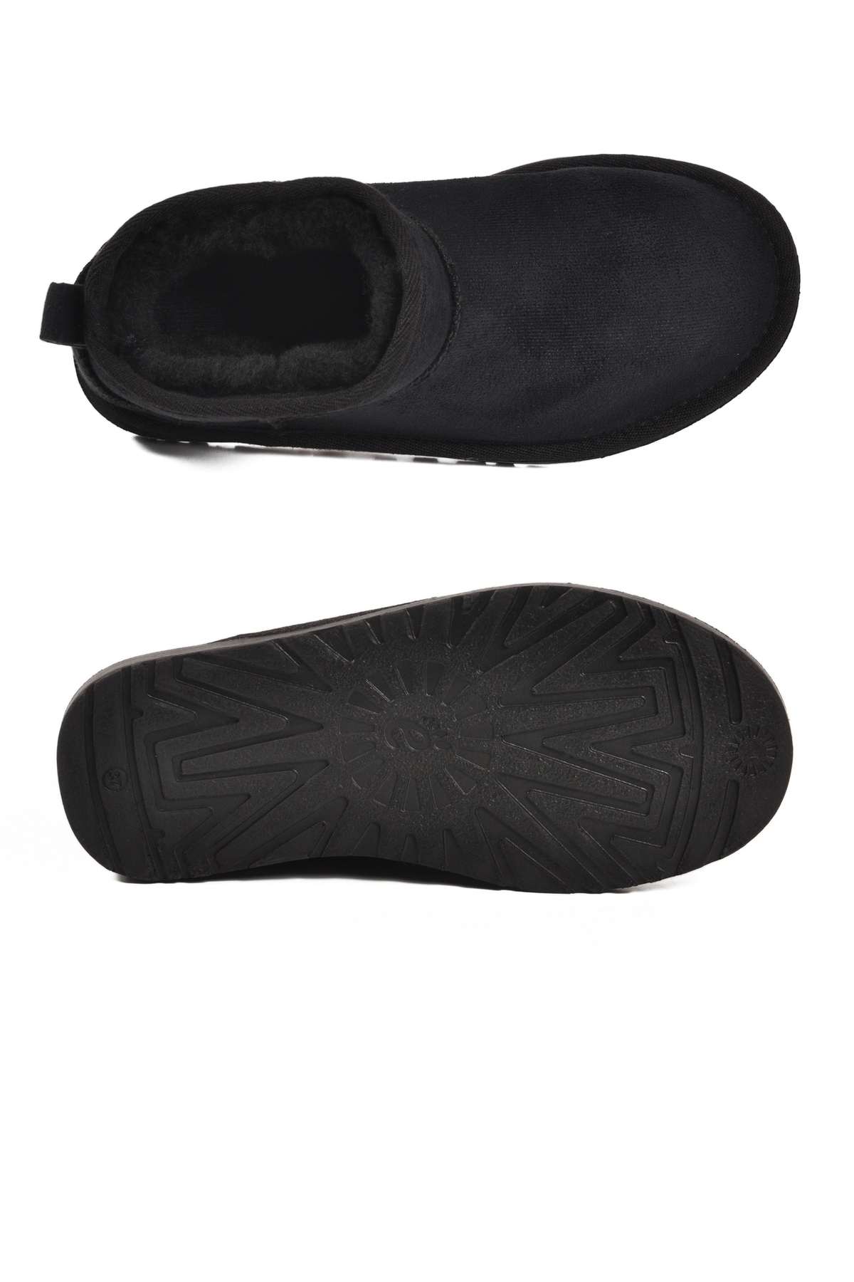 Siyah İçi Kürklü Soğuğa Dirençli Kadın Bot U-19 Z - Görsel 6