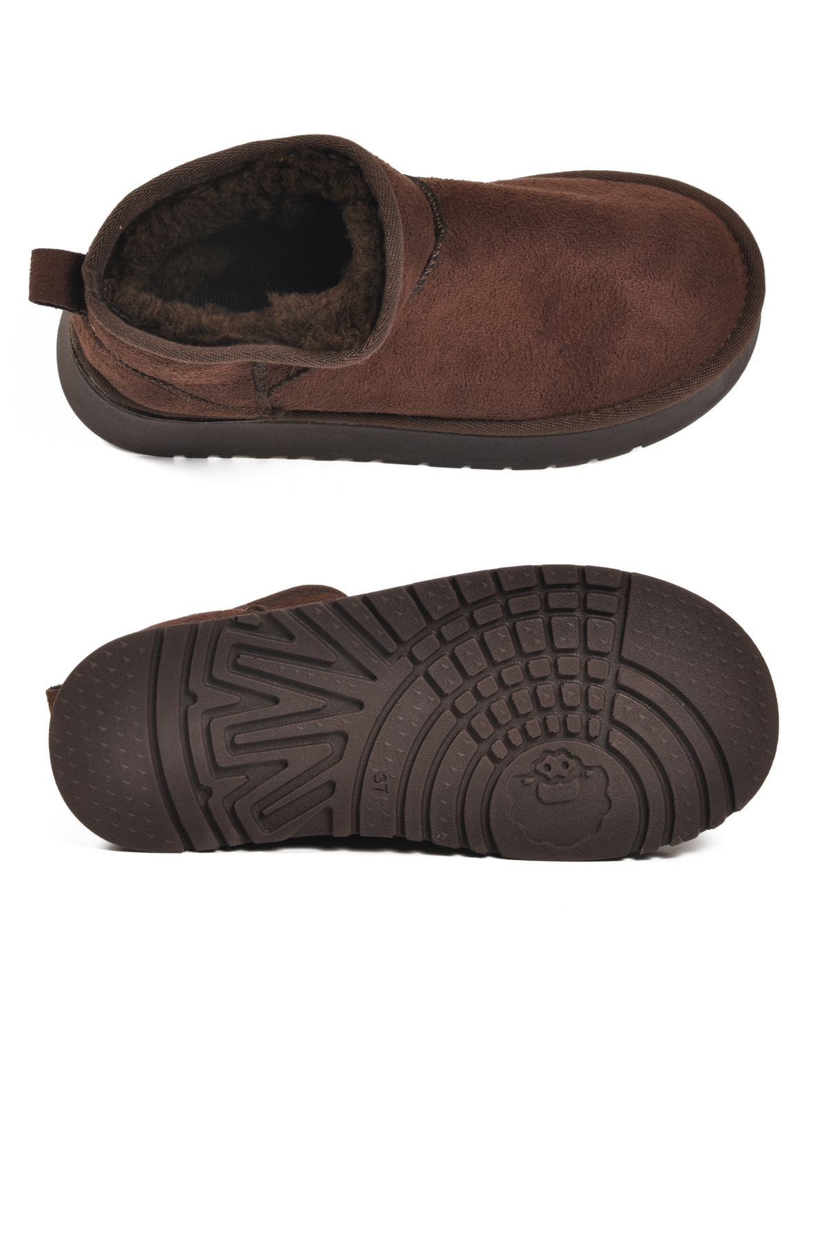 Kahve İçi Kürklü Soğuğa Dirençli Kadın Bot U-400 Z - Görsel 6