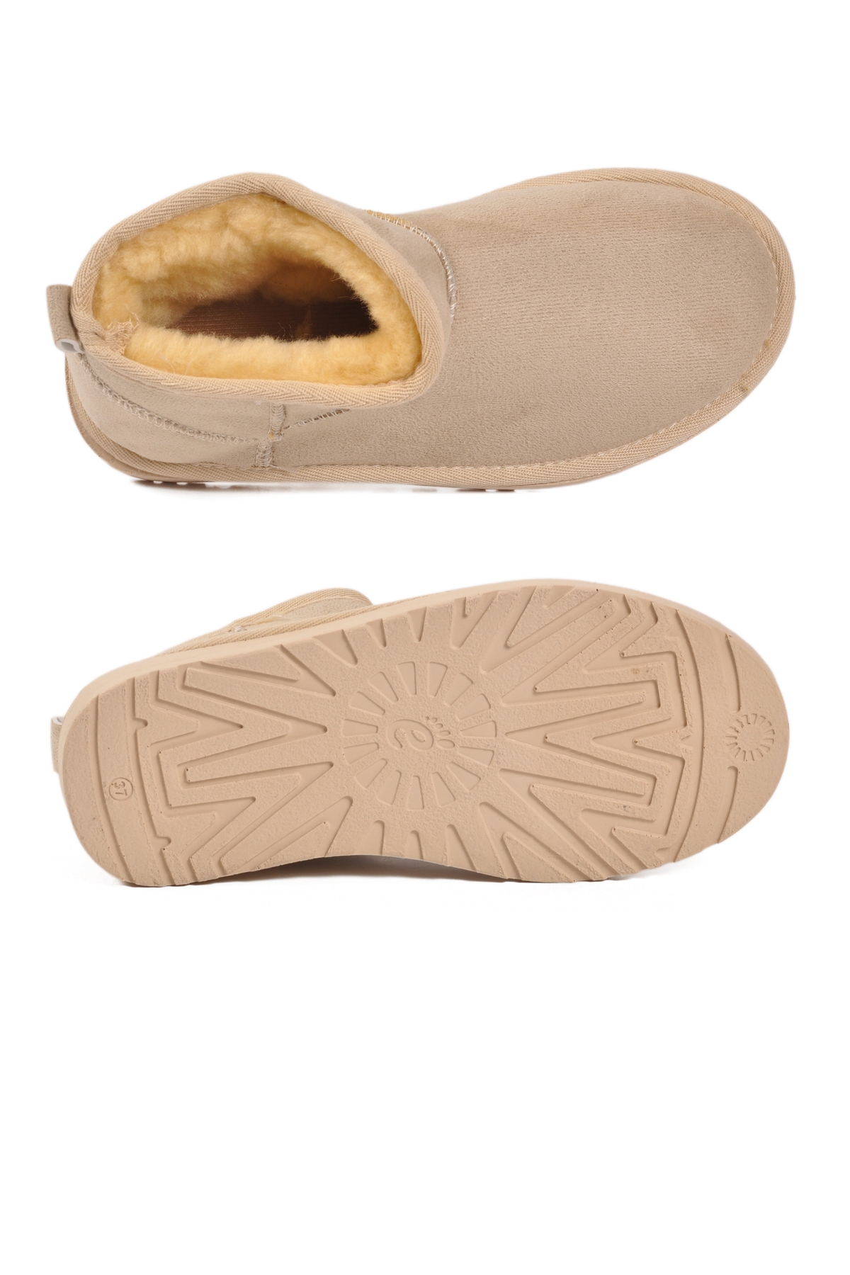 Bej İçi Kürklü Soğuğa Dirençli Kadın Bot U-19 Z - Görsel 6