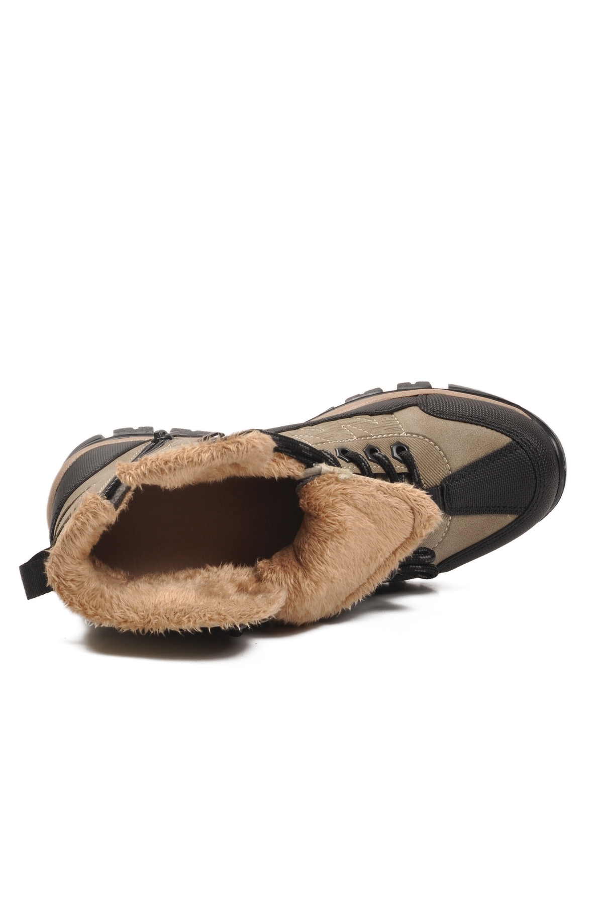 Bej İçi Kürklü Soğuğa Dirençli Kaymaz Taban Unisex Outdoor Bot 980 G - Görsel 5