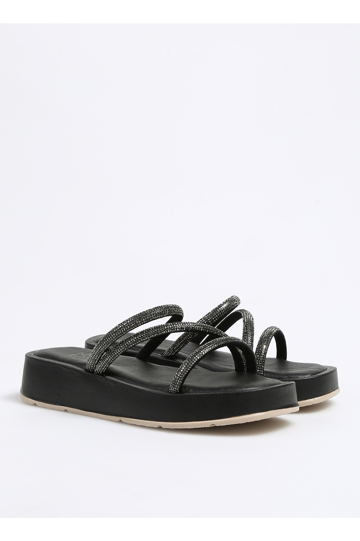 Fabrika Fabrika Siyah Kadın Terlik LOCH Sandalet & Terlik | Flo Siyah - 3. görsel