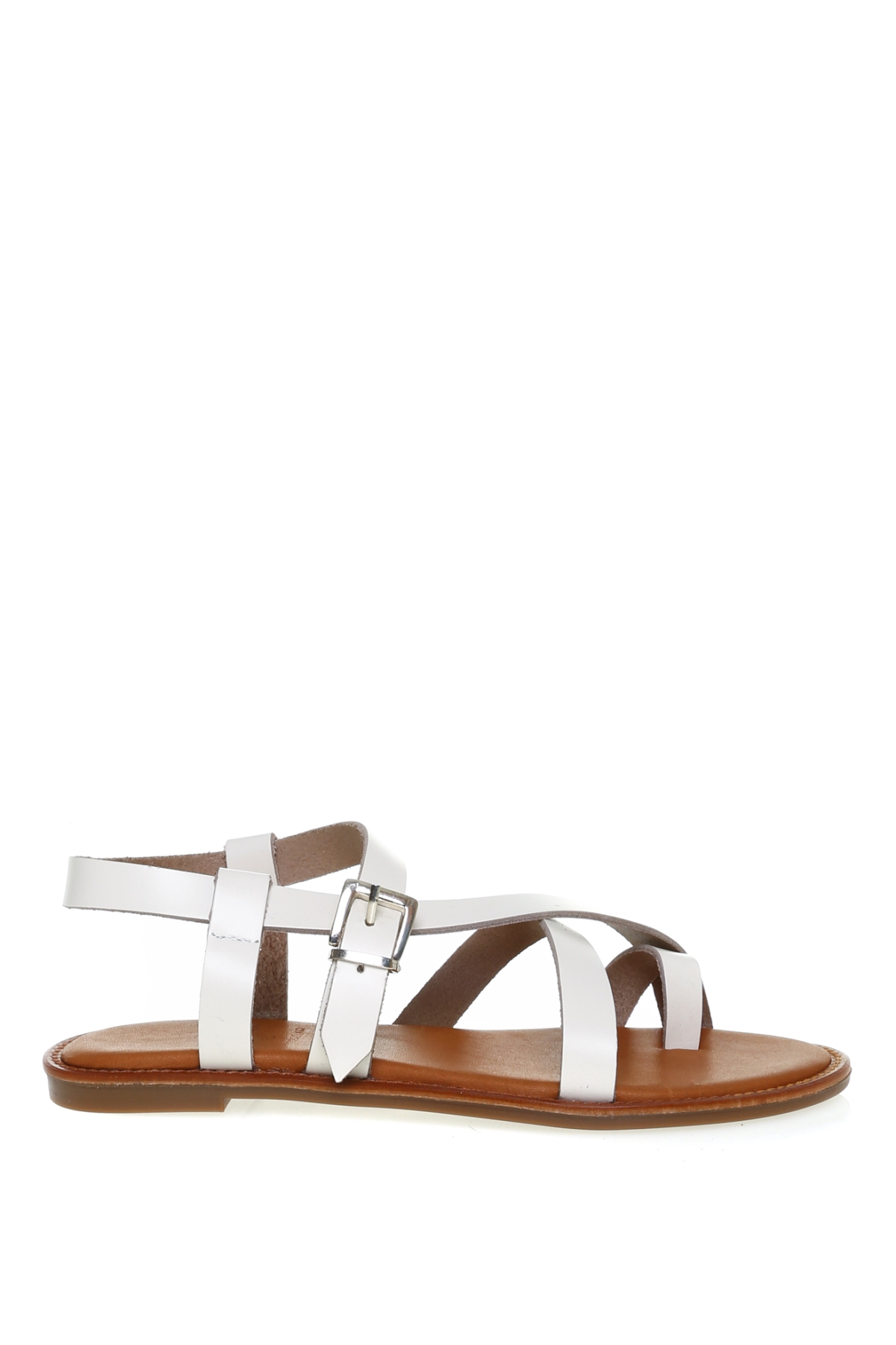 Fabrika Fabrika Bej Deri Ekru Kadın Sandalet BAVYERA Sandalet & Terlik | Flo Bej - 2. görsel