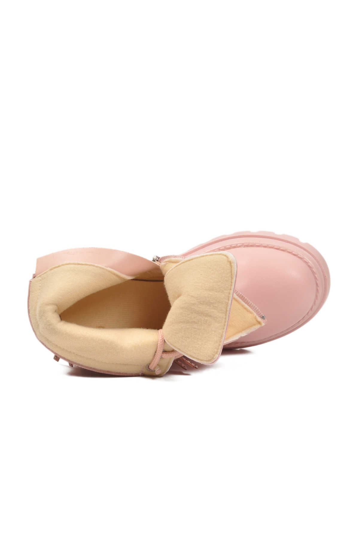 Pudra İçi Polarlı Kaymaz Taban Fermuarlı Kız Çocuk Bot Alya F - Görsel 5