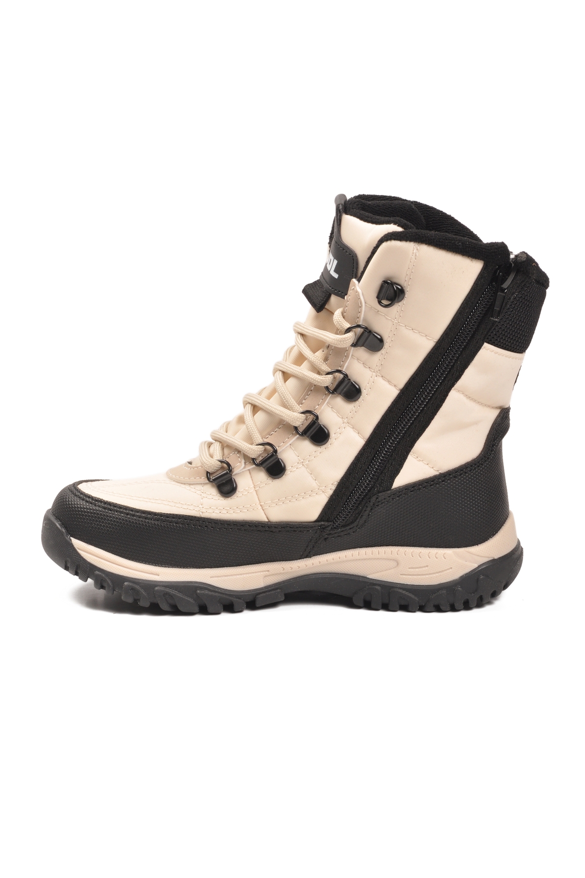 Bej Polarlı Kaymaz Taban Soğuğa Dirençli Unisex Çocuk Bot Felix F - Görsel 5