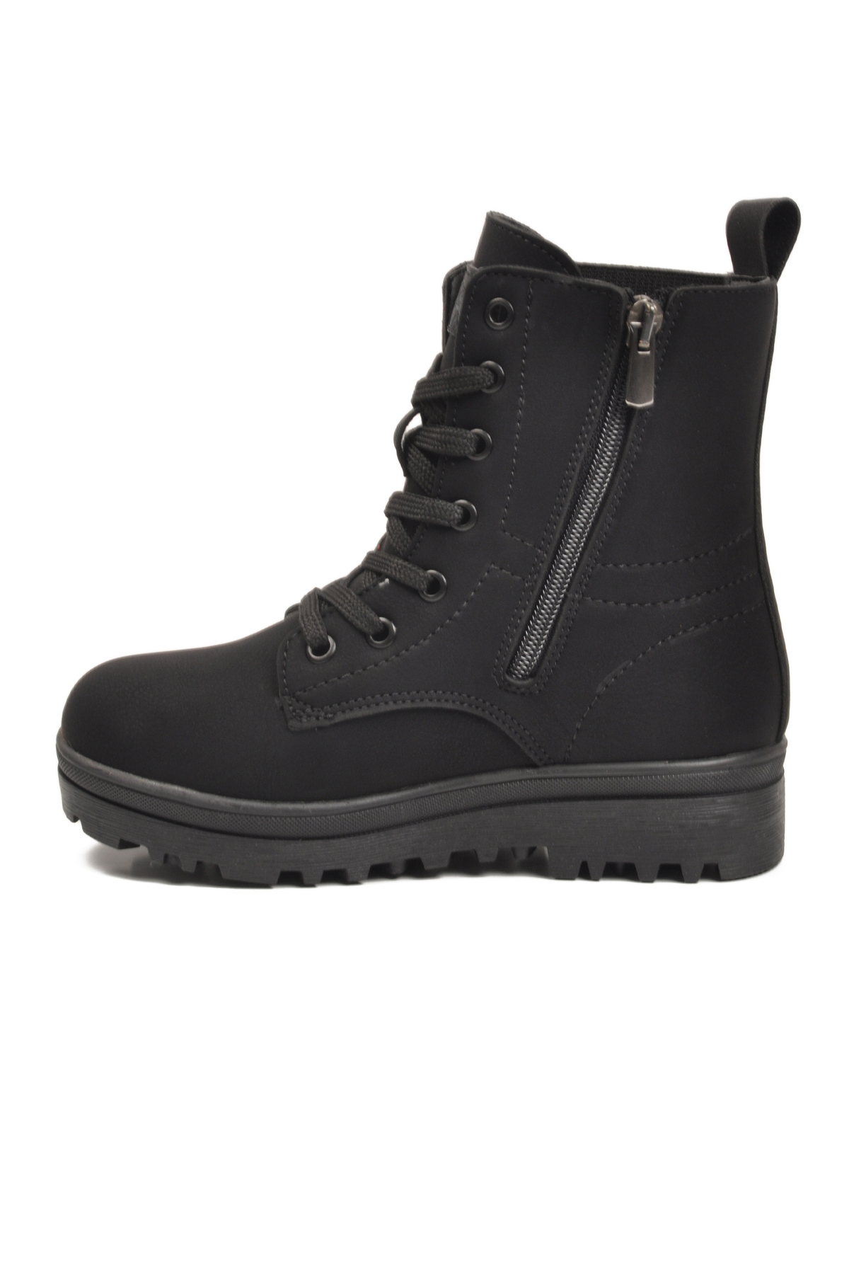 Siyah Zümrüt İçi Polarlı Kaymaz Taban Kız Çocuk Bot 23002 F - Görsel 5