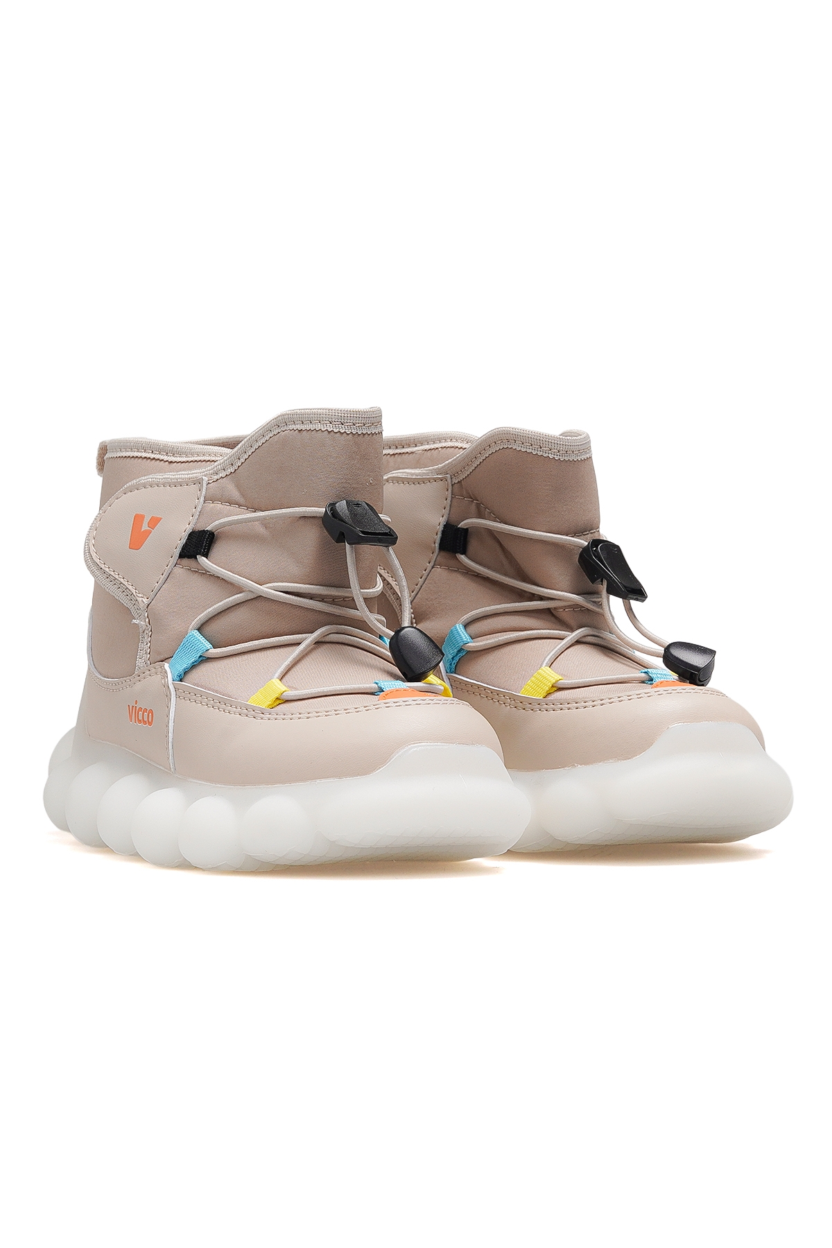 Tatu Kız Çocuk Işıklı Kürklü Bot 25k 943.500 Pk Bej - Görsel 6