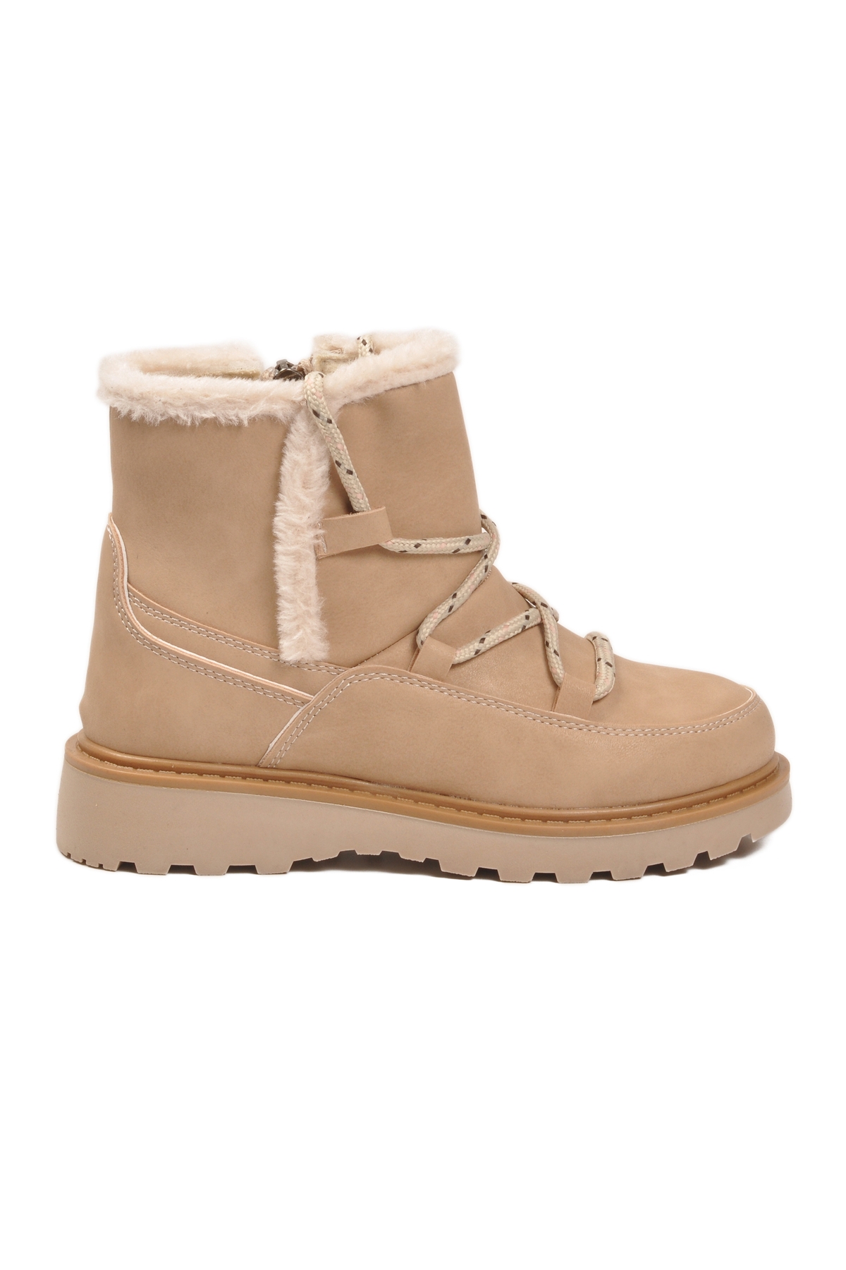 Bej İçi Polarlı Kaymaz Kız Çocuk Bot Lina F - Görsel 3