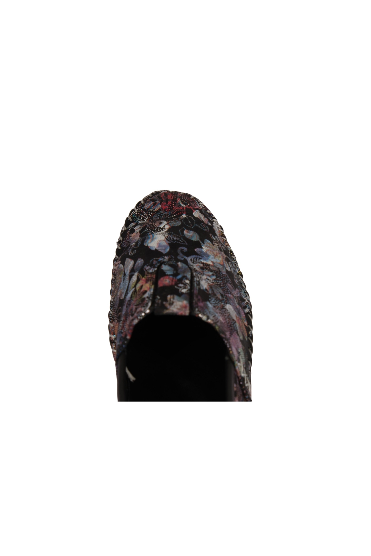 Çiçek Desenli Rahat Taban Esnek Yapılı Günlük Konforlu Babet Ayakkabı NAPA-108F - Görsel 6