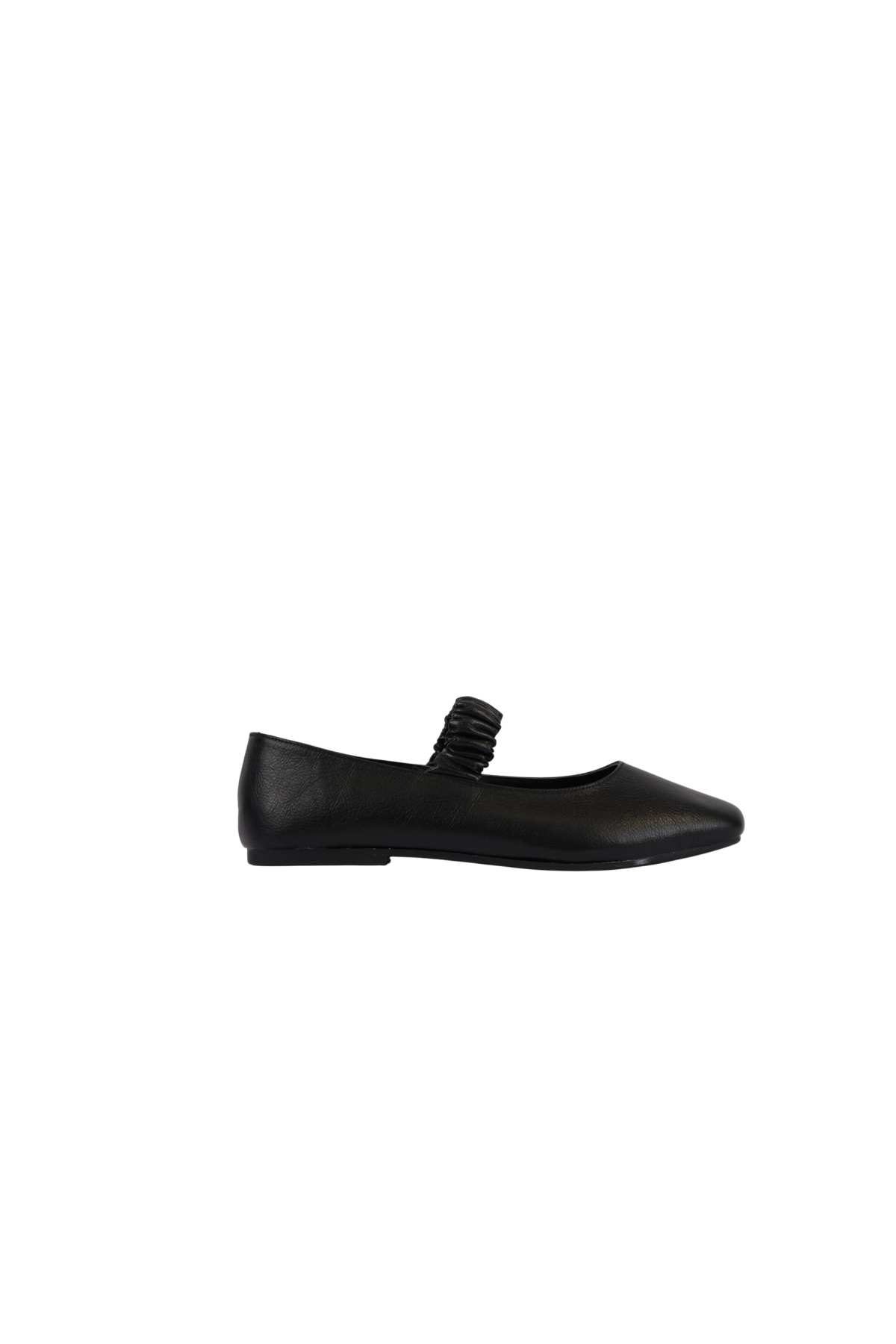 Kadın Kare Burun Lastkli Bantlı Rahat Taban Babet Ayakkabı NAPA-AES19214 - Görsel 4