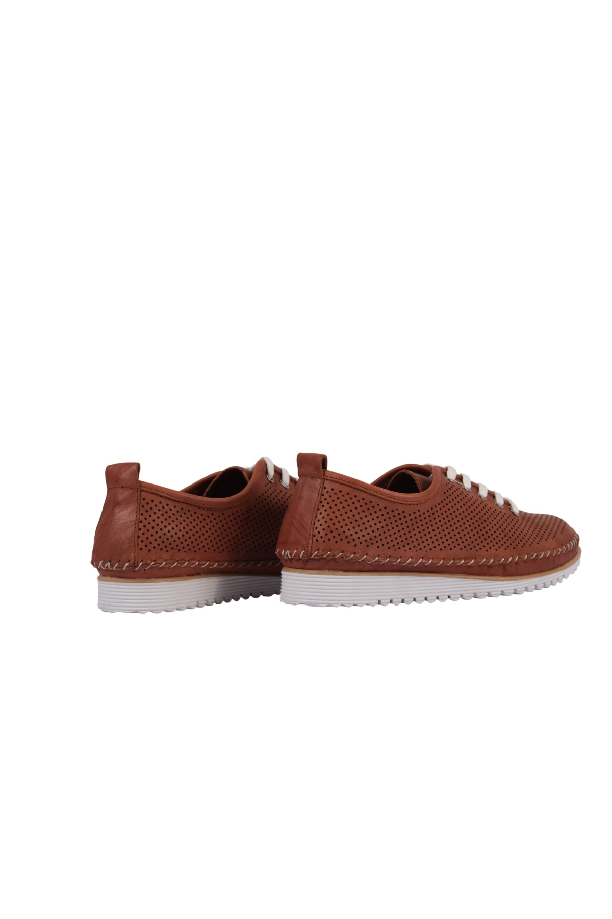 Kadın Bağcıklı Delikli Rahat Taban Hafif Casual Ayakkabı NAPA-60L - Görsel 6