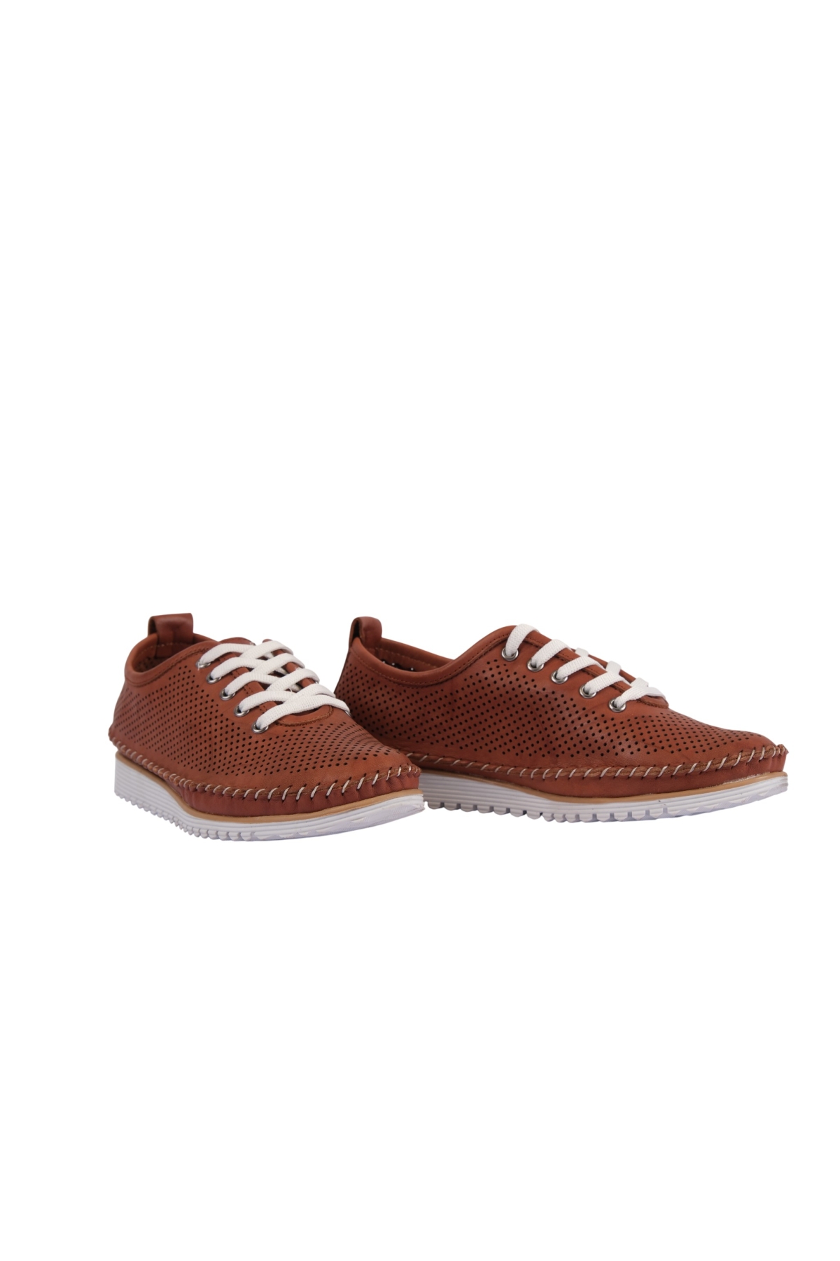 Kadın Bağcıklı Delikli Rahat Taban Hafif Casual Ayakkabı NAPA-60L - Görsel 7