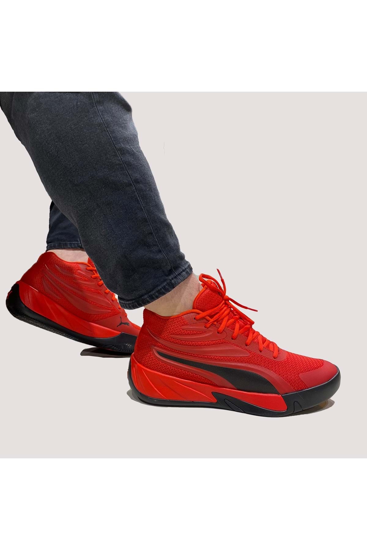 Court Pro Erkek Basketbol Ayakkabısı - Kırmızı - 44 - Görsel 2