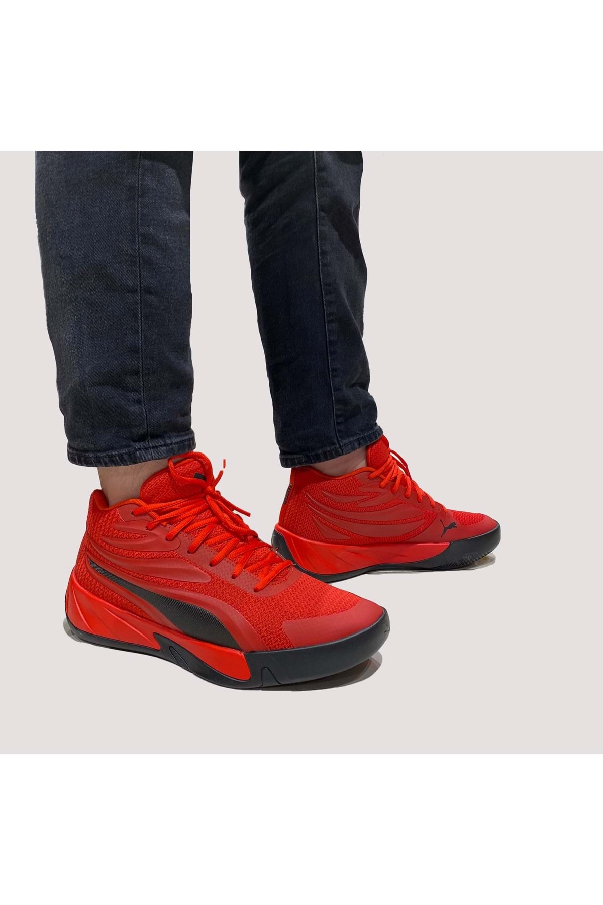 Court Pro Erkek Basketbol Ayakkabısı - Kırmızı - 44 - Görsel 4