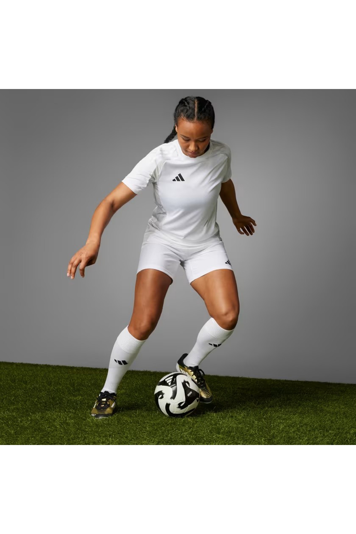 F50 League Fg/Mg Messi Erkek Sarı Futbol Krampon IG9274 - Görsel 3