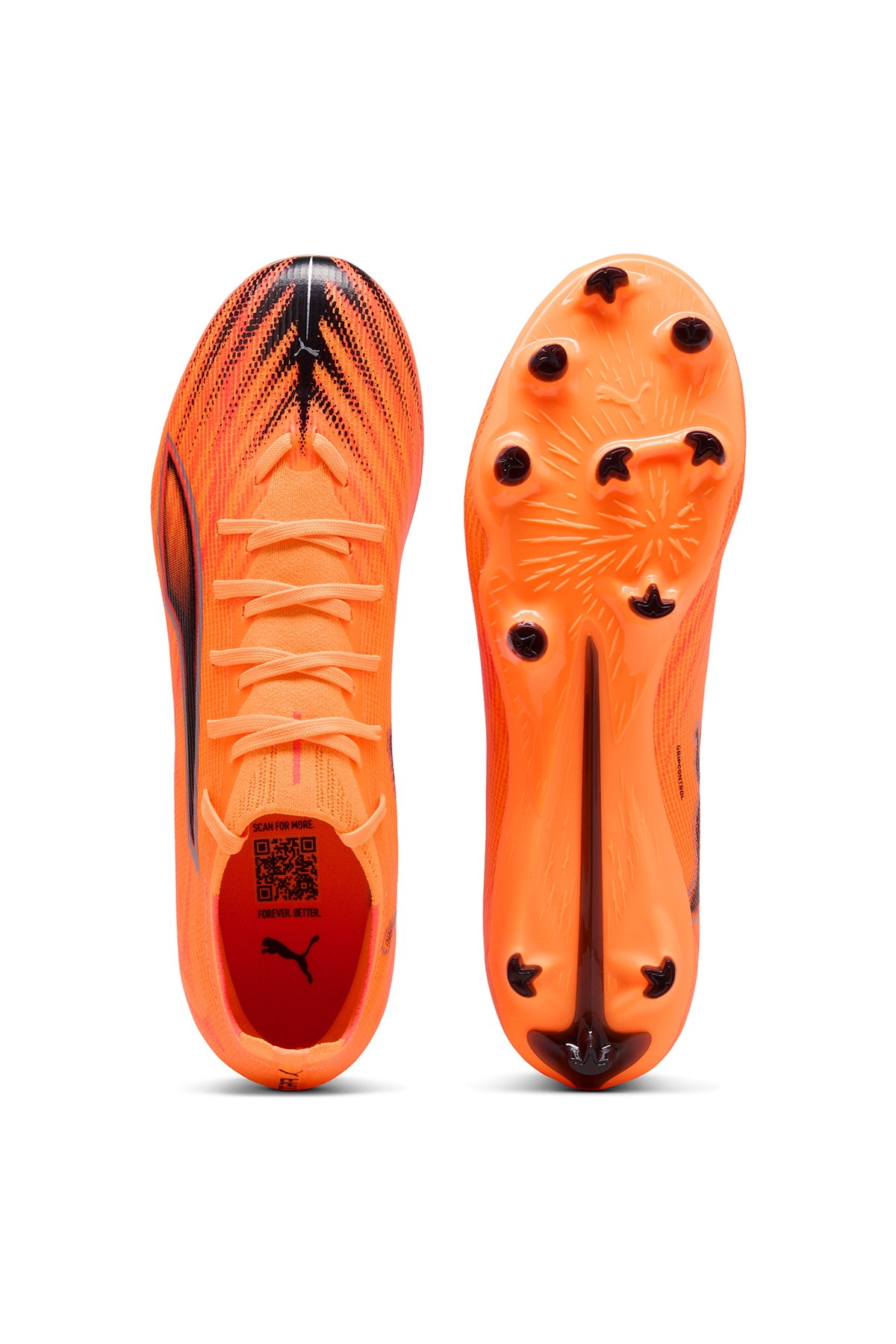 Ultra 6 Match Fg/Ag Erkek Turuncu Futbol Krampon 10851403 - Görsel 4