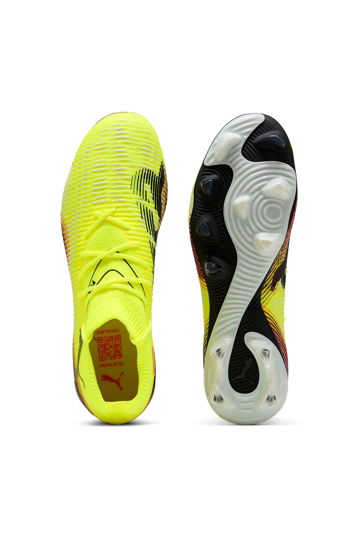 Future 8 Match Fg/Ag Erkek Sarı Futbol Krampon 10814003 - Görsel 4