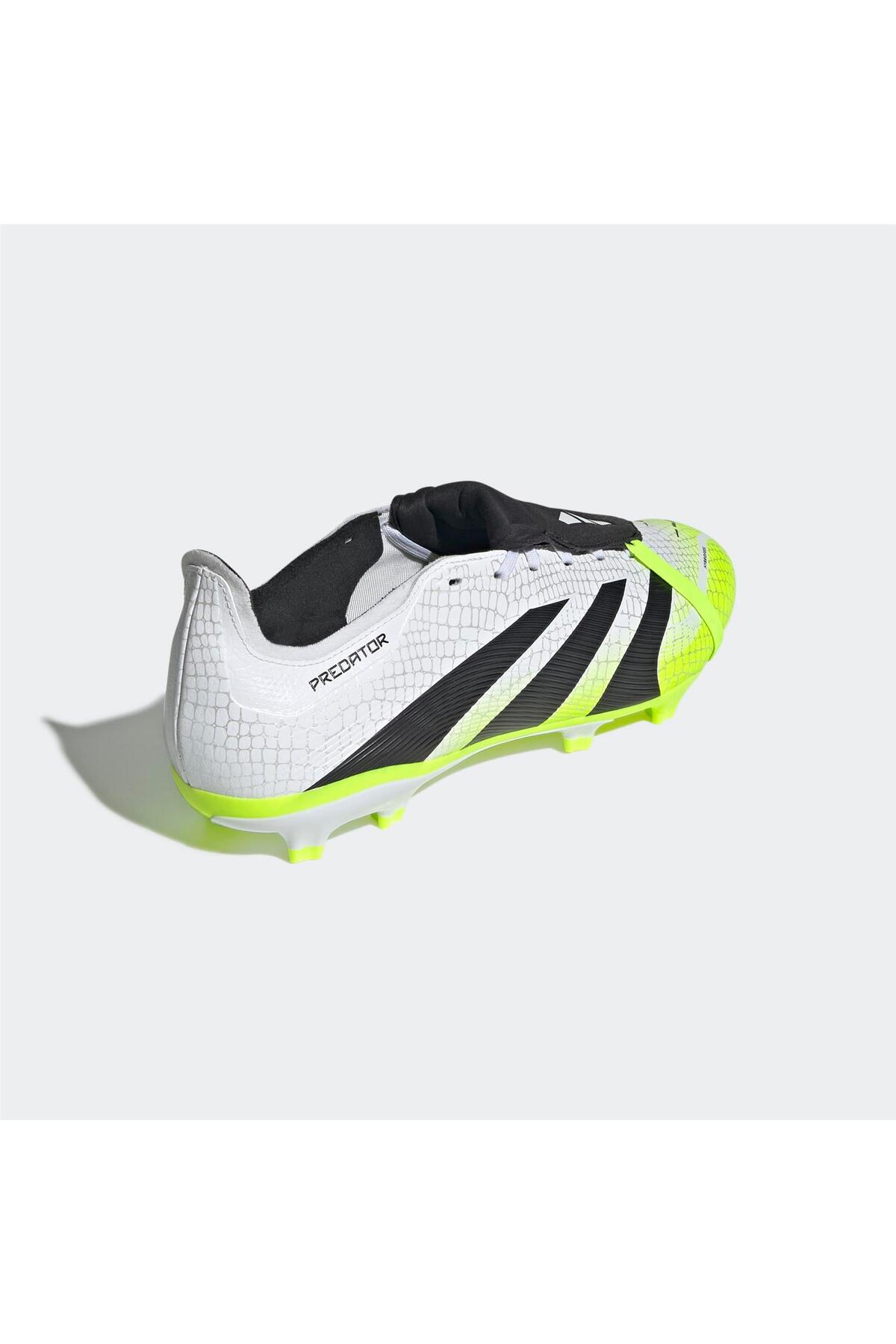 Predator League Fold Over Tongue Firm-Multi Ground Erkek Beyaz Çim Saha Kramponu - Görsel 4