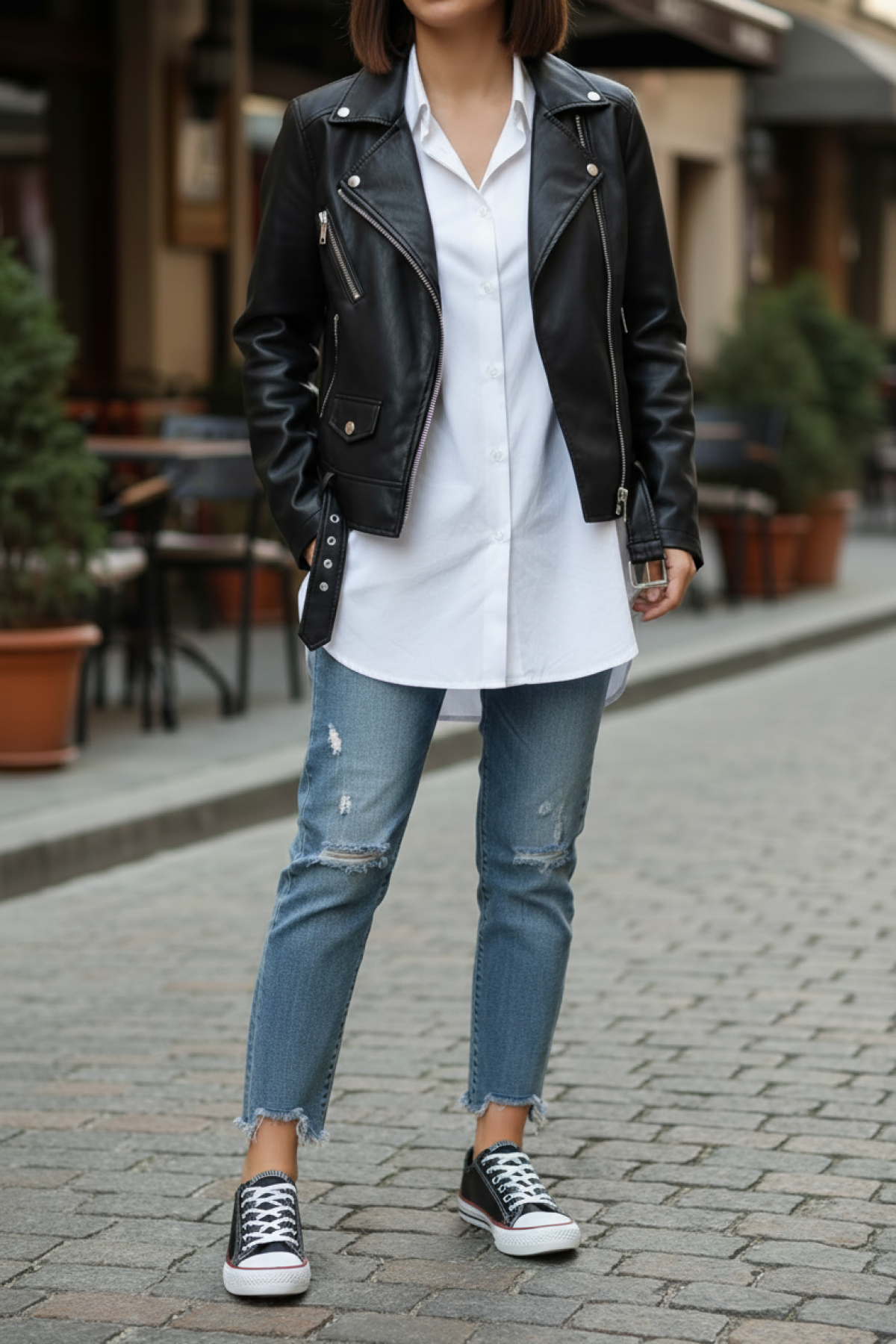 YUREN 5PR Siyah Kadın Sneaker - Görsel 3