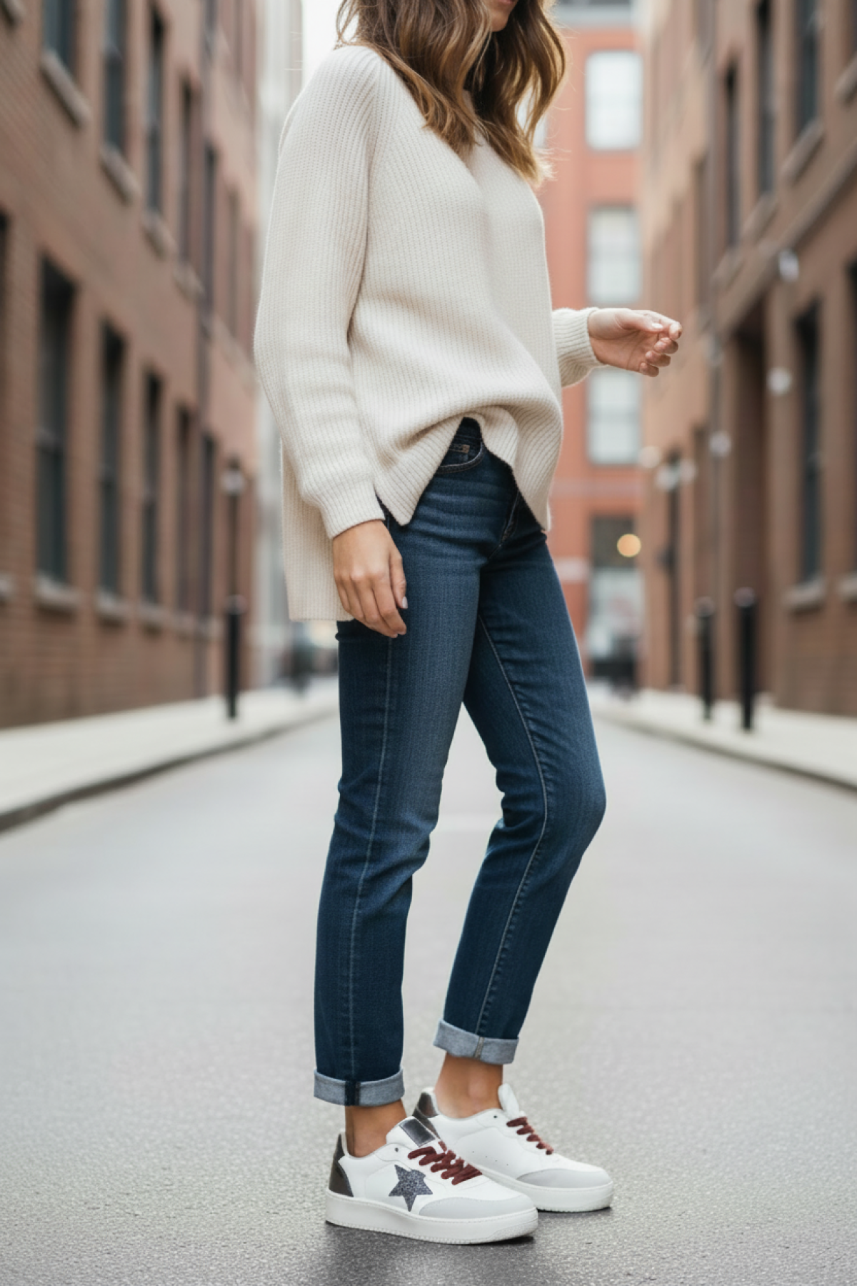 25K-2077 5PR Beyaz Kadın Sneaker - Görsel 3