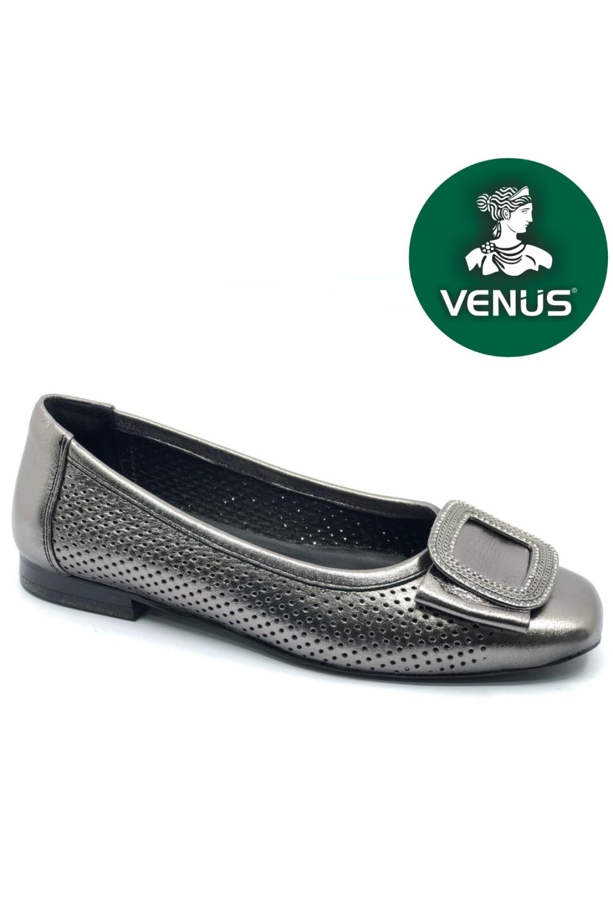 Pigi Hakiki Deri Kadın Babet Ayakkabı - Görsel 4