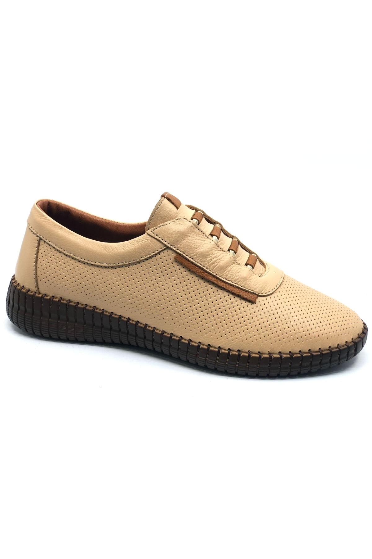 Cigha Hakiki Deri Ortopedik Kadın Casual Ayakkabı - Görsel 4