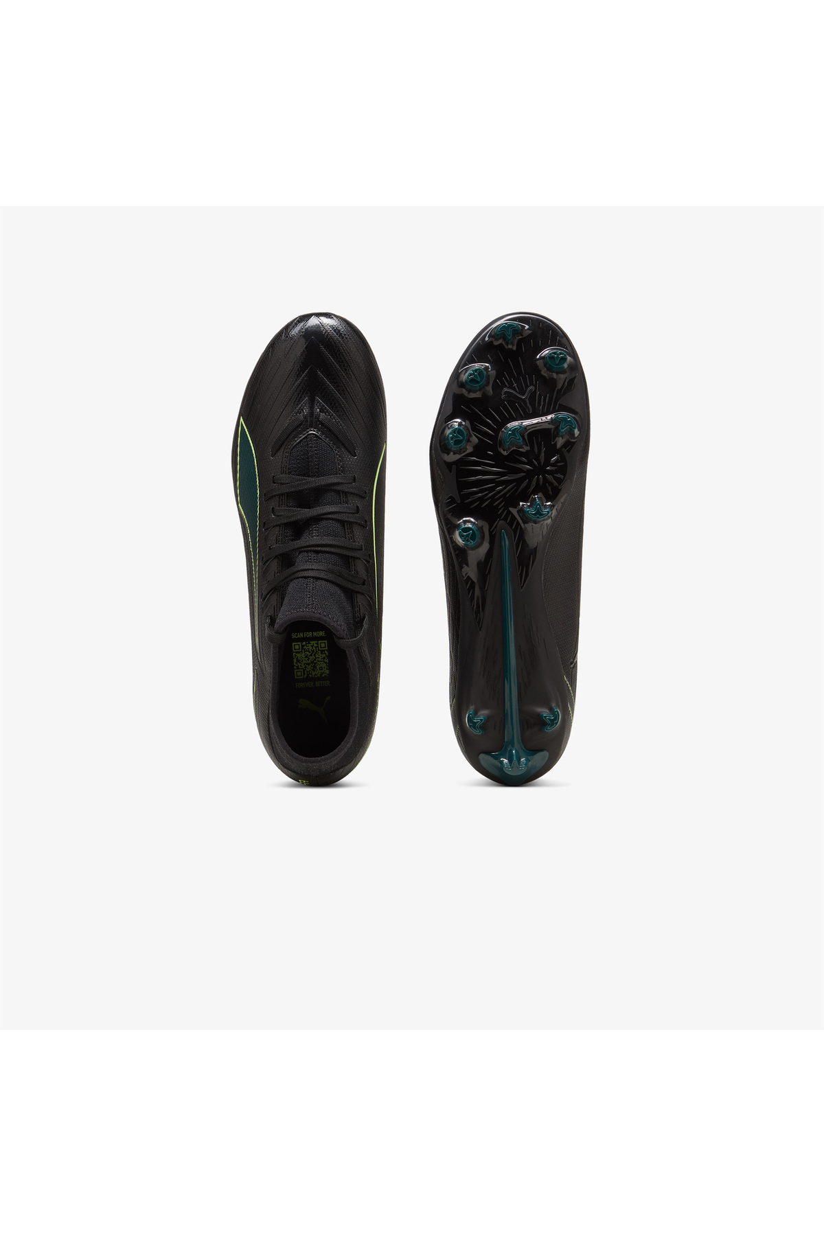 Puma Puma Ultra 6 Play+ Fg-Ag Erkek Siyah Çim Saha Kramponu Sneaker | Flo Siyah - 5. görsel