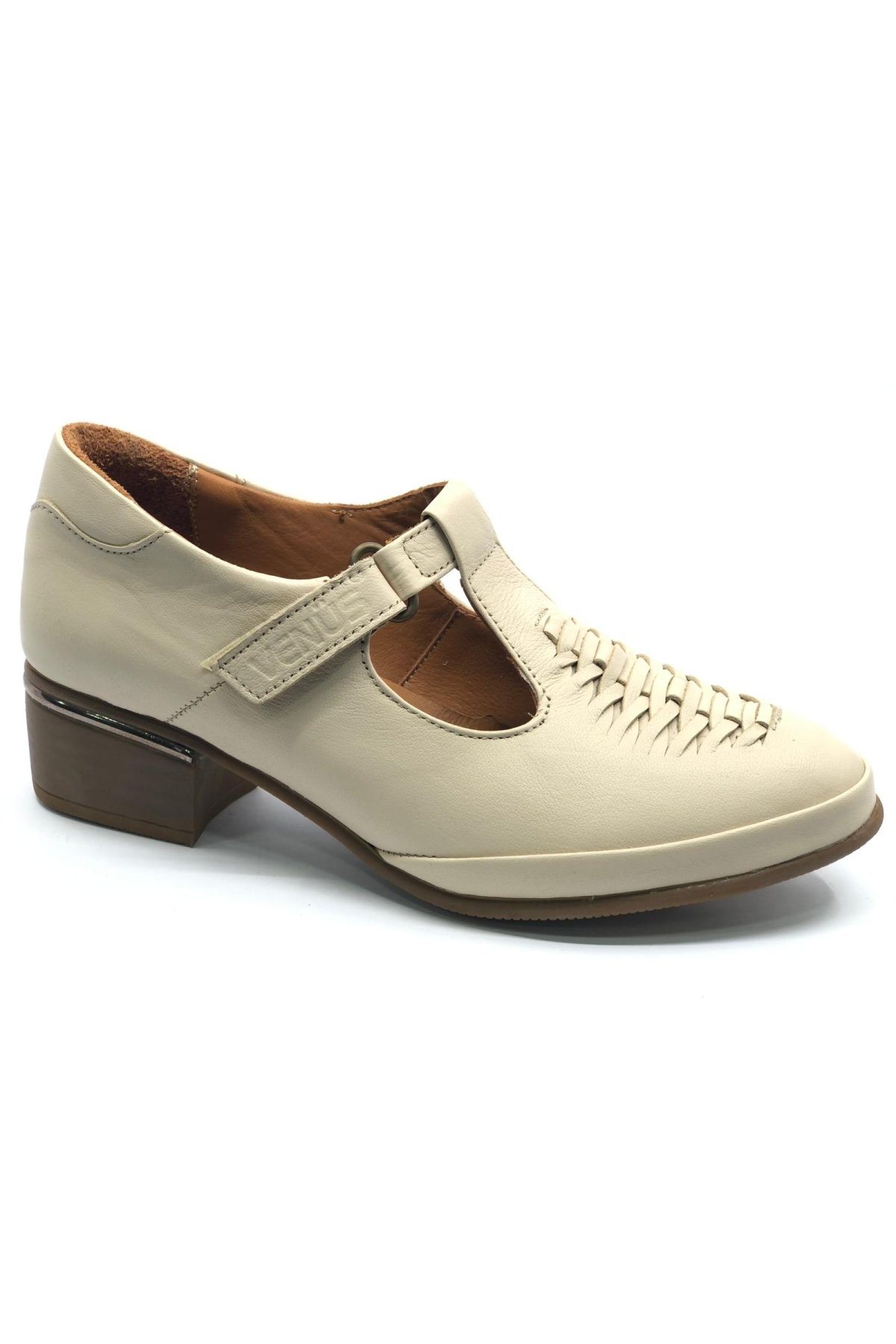 Rendoo Hakiki Deri Comfort Ortopedik Kadın Klasik Topuklu Ayakkabı - Görsel 3
