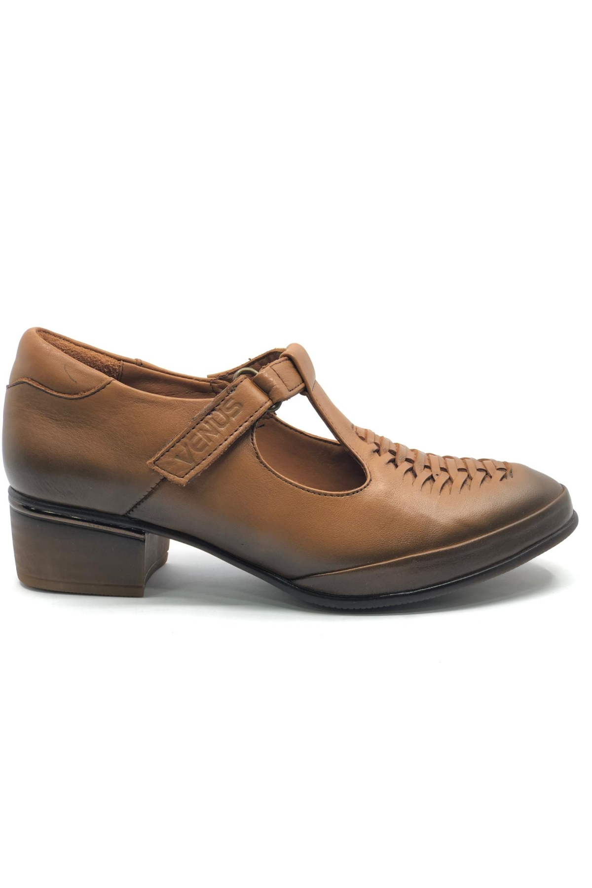 Rendoo Hakiki Deri Comfort Ortopedik Kadın Klasik Topuklu Ayakkabı - Görsel 2