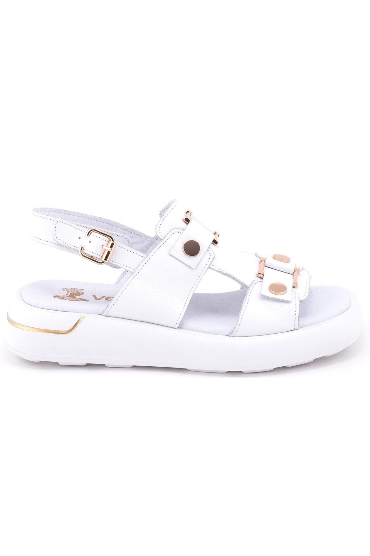 Tauri Hakiki Deri Comfort Ortopedik Kadın Sandalet - Görsel 2