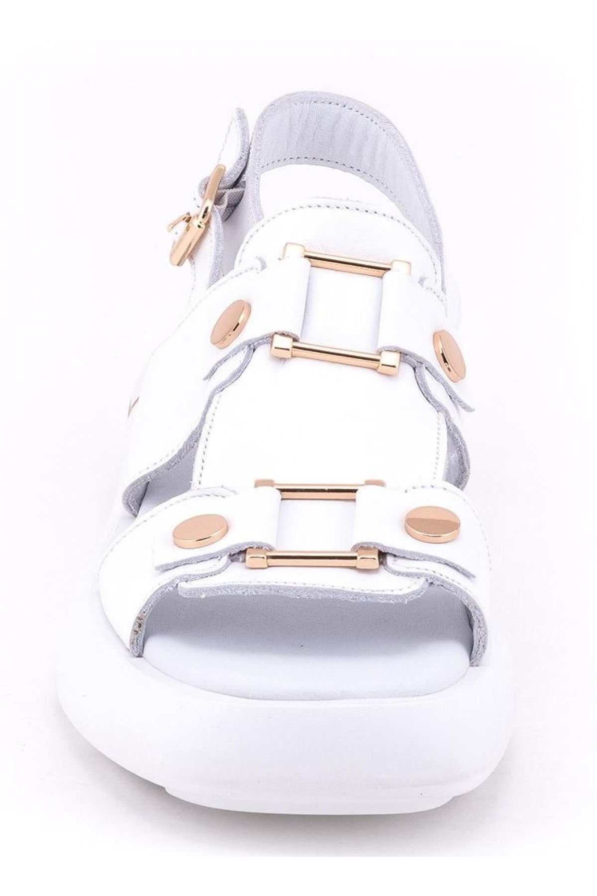 Tauri Hakiki Deri Comfort Ortopedik Kadın Sandalet - Görsel 4