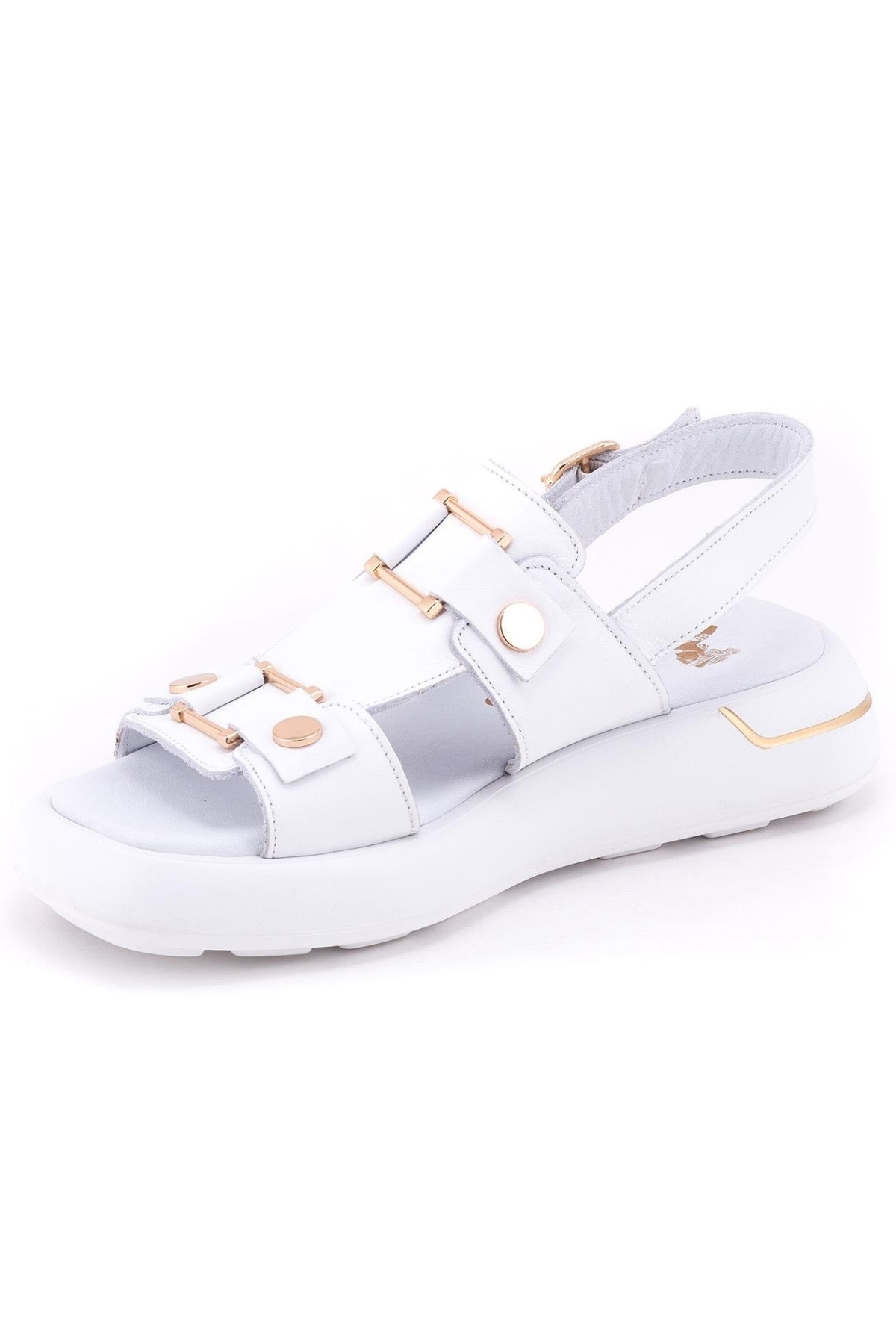 Tauri Hakiki Deri Comfort Ortopedik Kadın Sandalet - Görsel 5