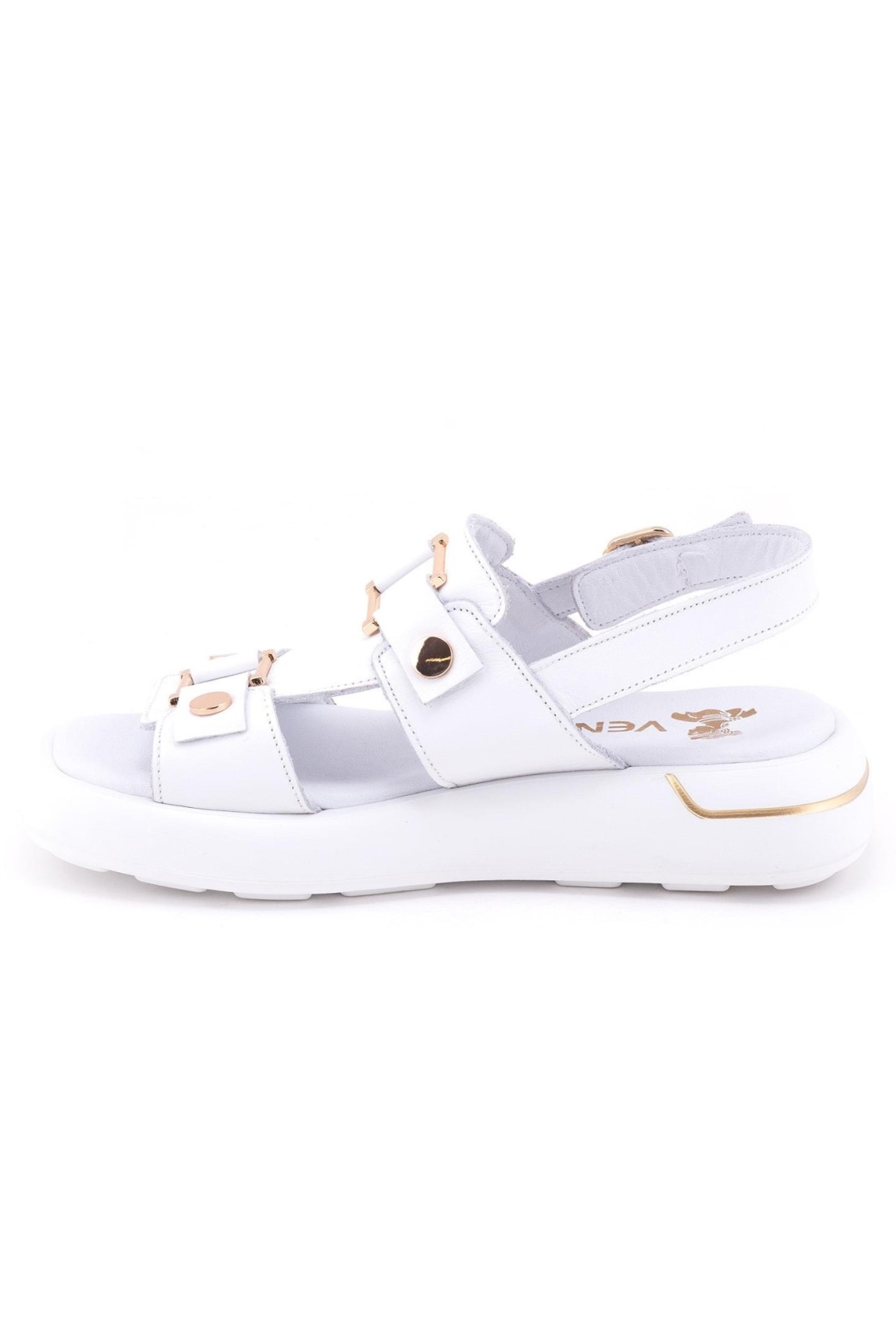 Tauri Hakiki Deri Comfort Ortopedik Kadın Sandalet - Görsel 6