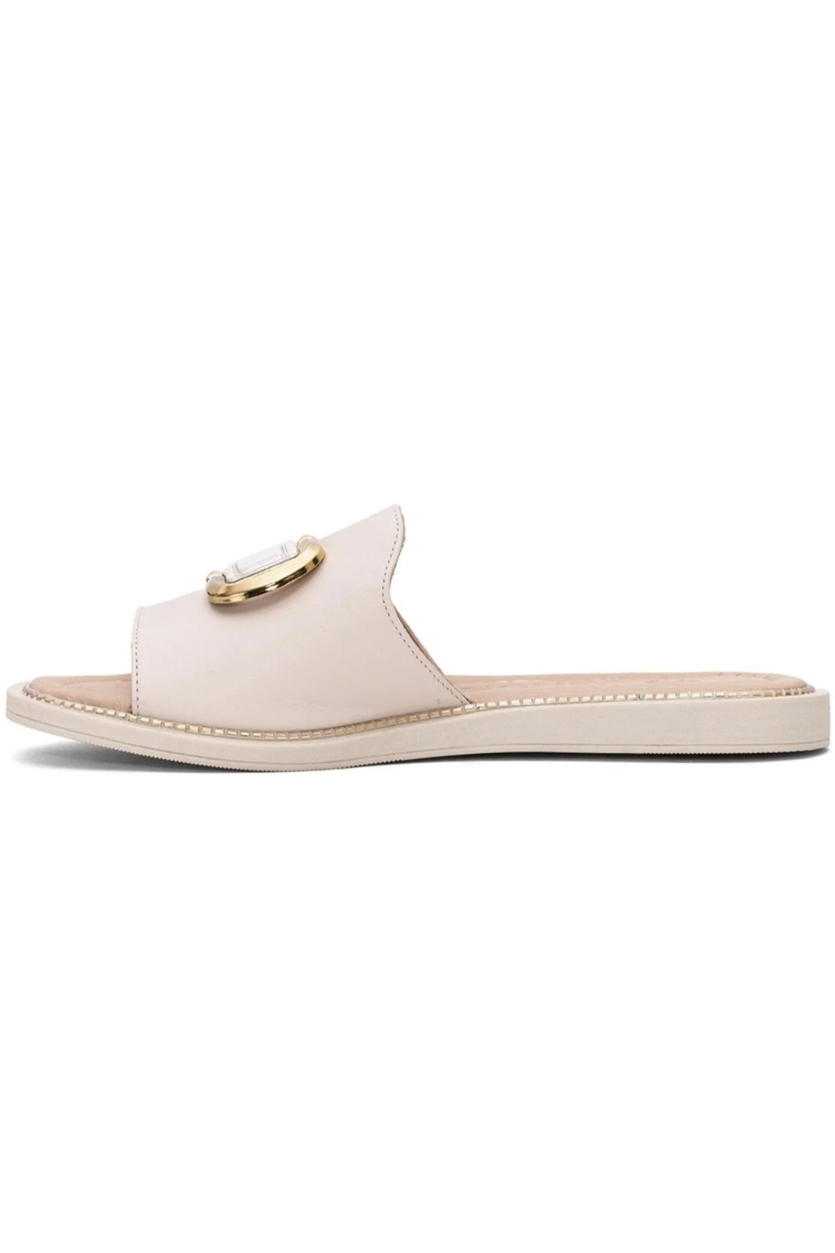 Drion Hakiki Deri Kadın Terlik - Görsel 4