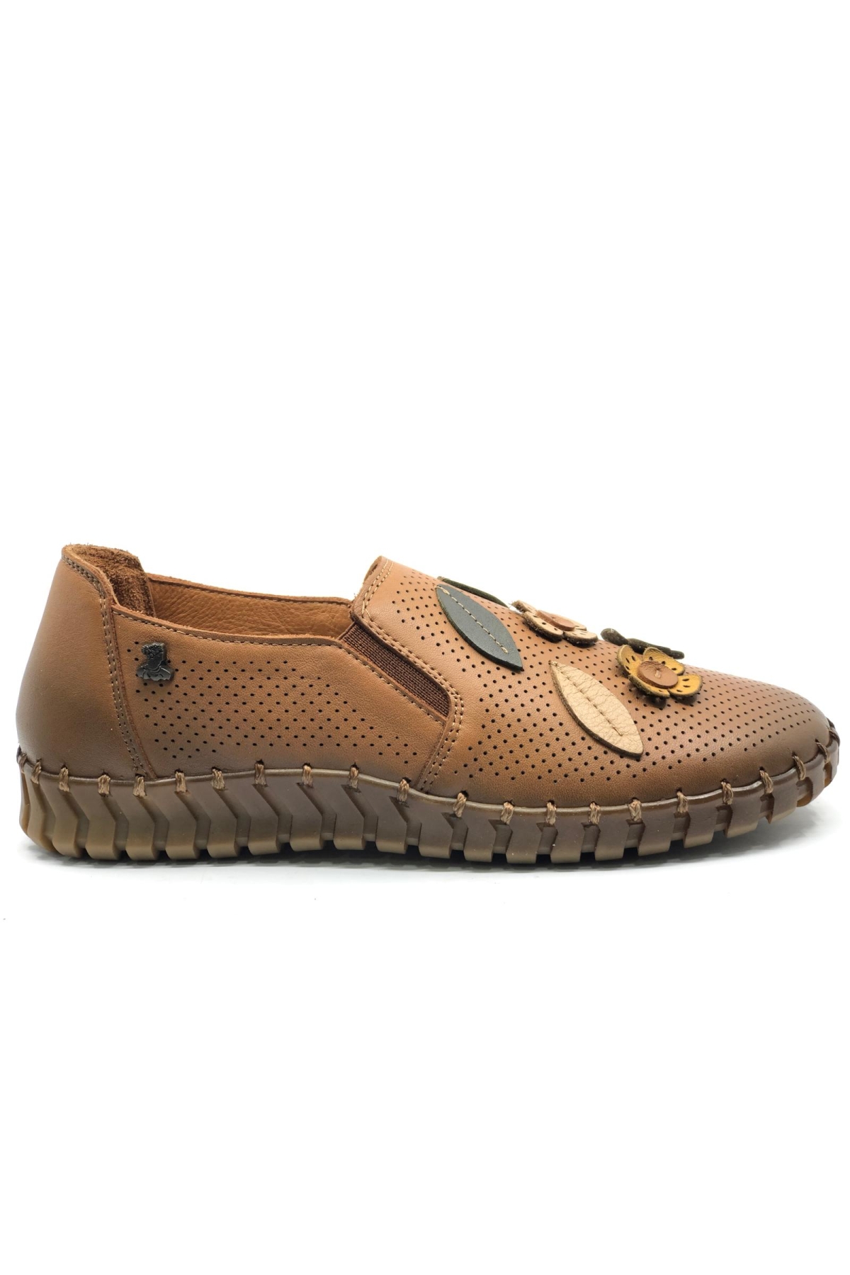 Sombrero Hakiki Deri Kadın Babet Ayakkabı - Görsel 2