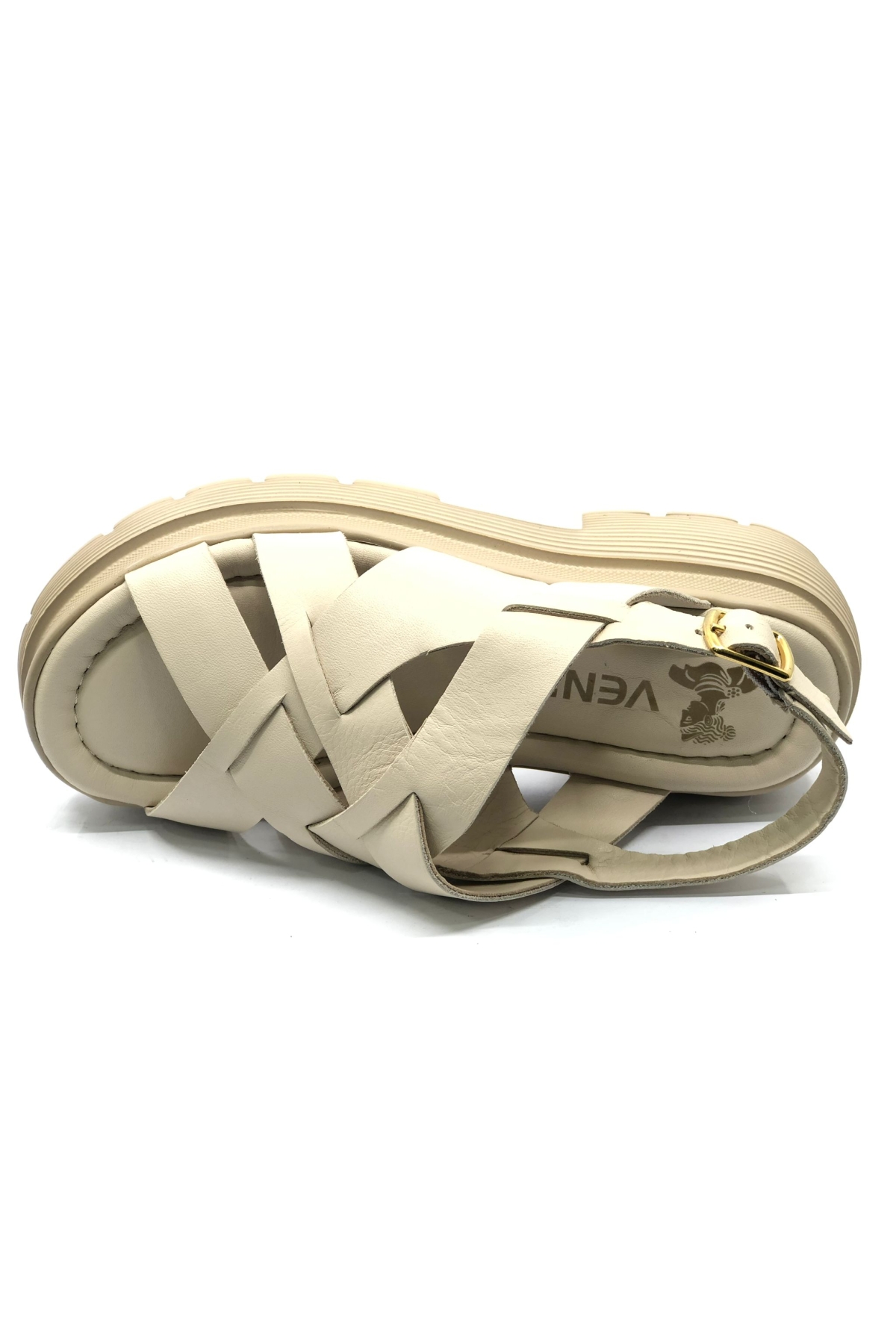 Fevare Hakiki Deri Comfort Ortopedik Kadın Sandalet - Görsel 5