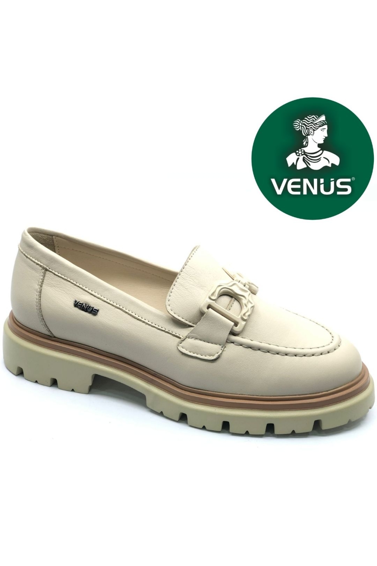 Lamdin Hakiki Deri Ortopedik Oxford Kadın Klasik Ayakkabı - Görsel 3