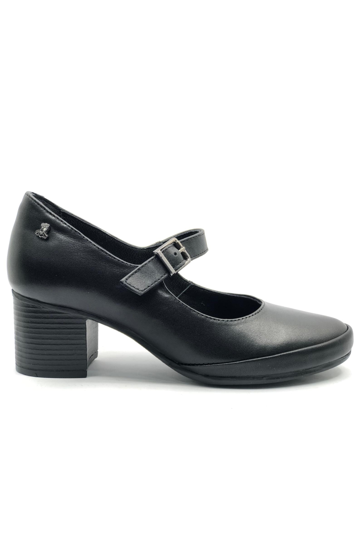 Peleng Hakiki Deri Comfort Ortopedik Kadın Klasik Topuklu Ayakkabı - Görsel 2