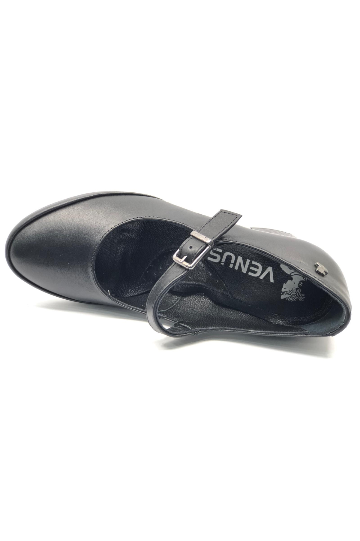 Peleng Hakiki Deri Comfort Ortopedik Kadın Klasik Topuklu Ayakkabı - Görsel 5