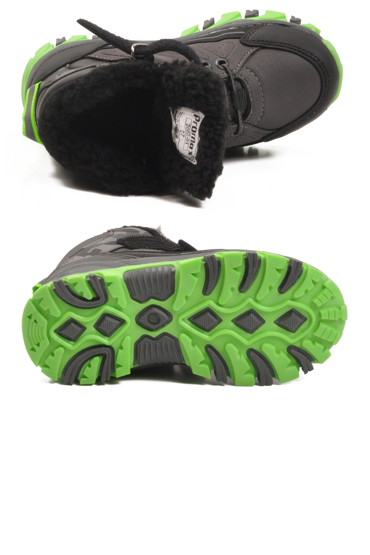 Füme Kürklü Kaymaz Cırtlı Erkek Çocuk Bot 2082 P - Görsel 6