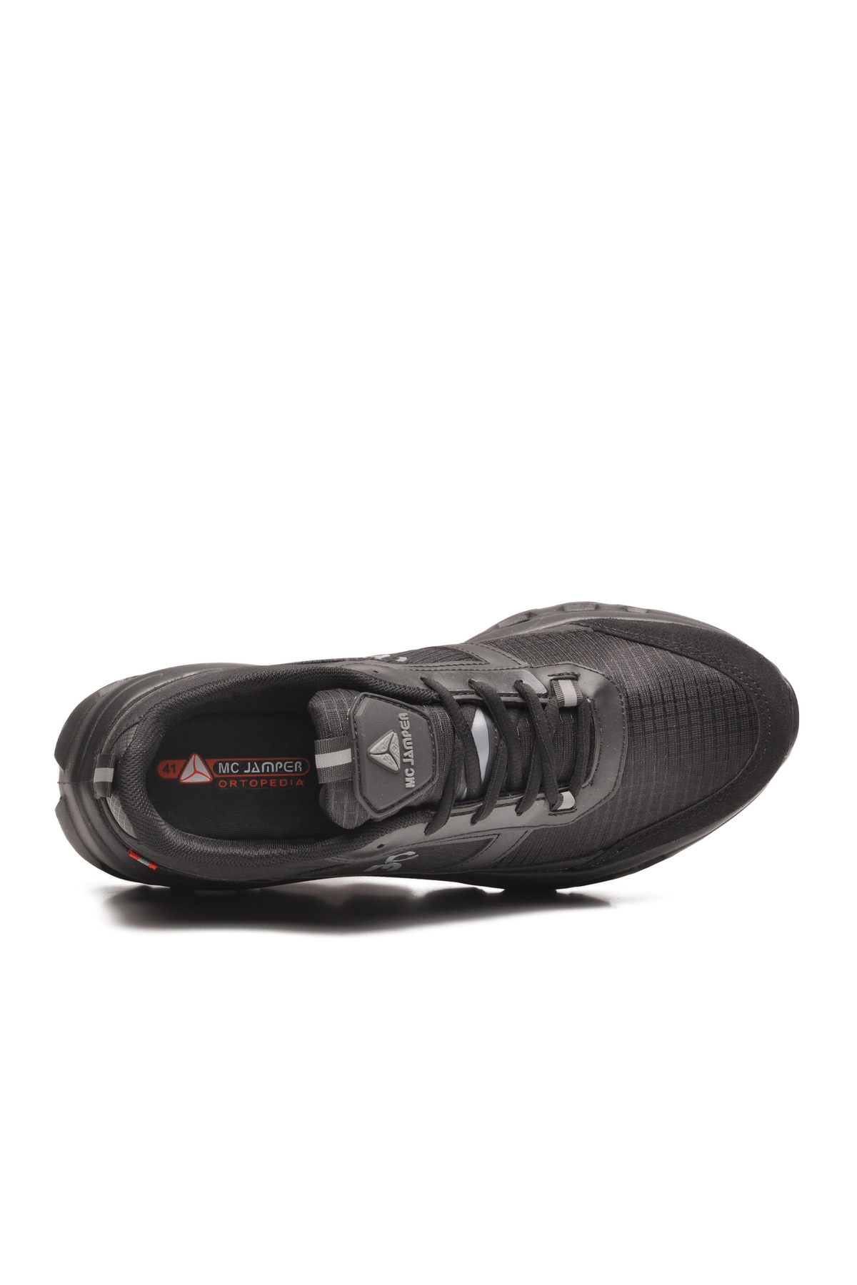 Siyah Memory Foam Hafif Esnek Bağcıklı Erkek Sneaker 2394 M - Görsel 5