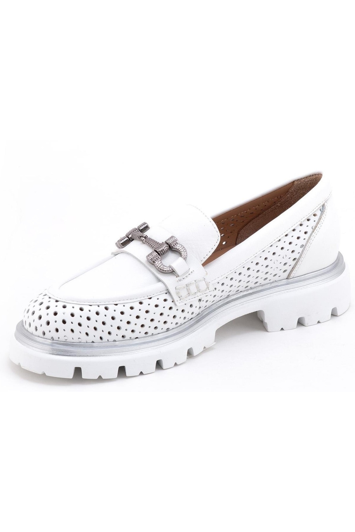 Cambridi Hakiki Deri Ortopedik Oxford Kadın Klasik Ayakkabı - Görsel 6