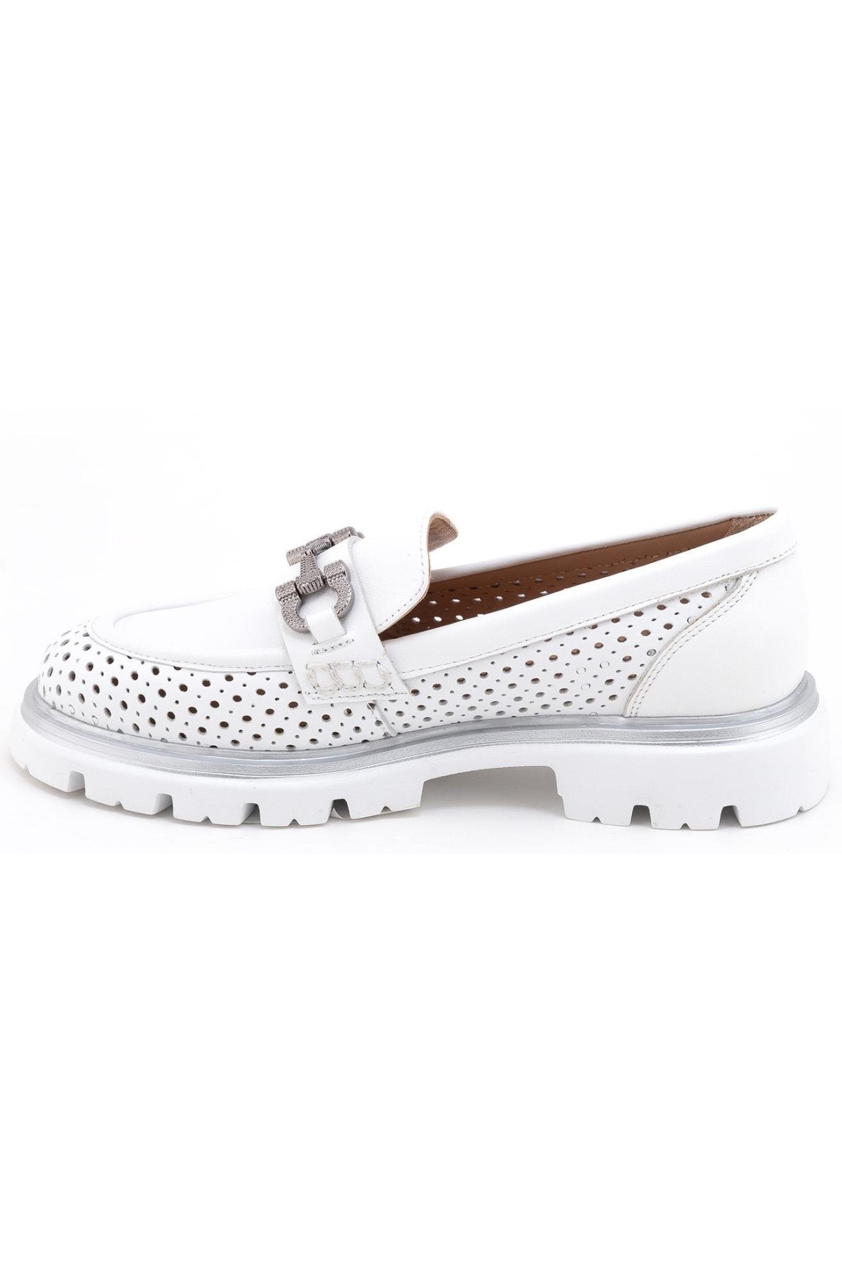 Cambridi Hakiki Deri Ortopedik Oxford Kadın Klasik Ayakkabı - Görsel 7