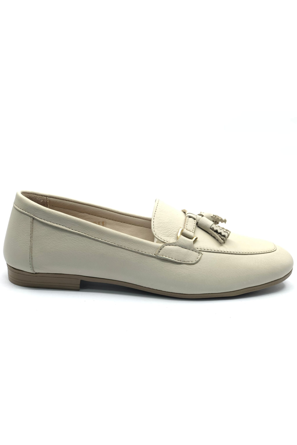 Linder Hakiki Deri Kadın Babet Ayakkabı - Görsel 2