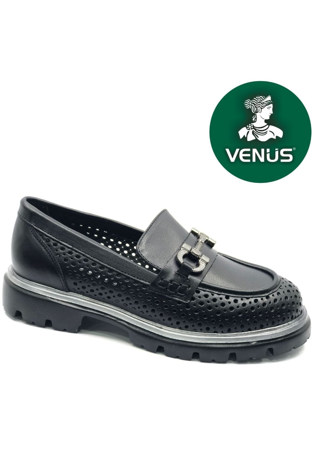 Cambridi Hakiki Deri Ortopedik Oxford Kadın Klasik Ayakkabı - Görsel 3