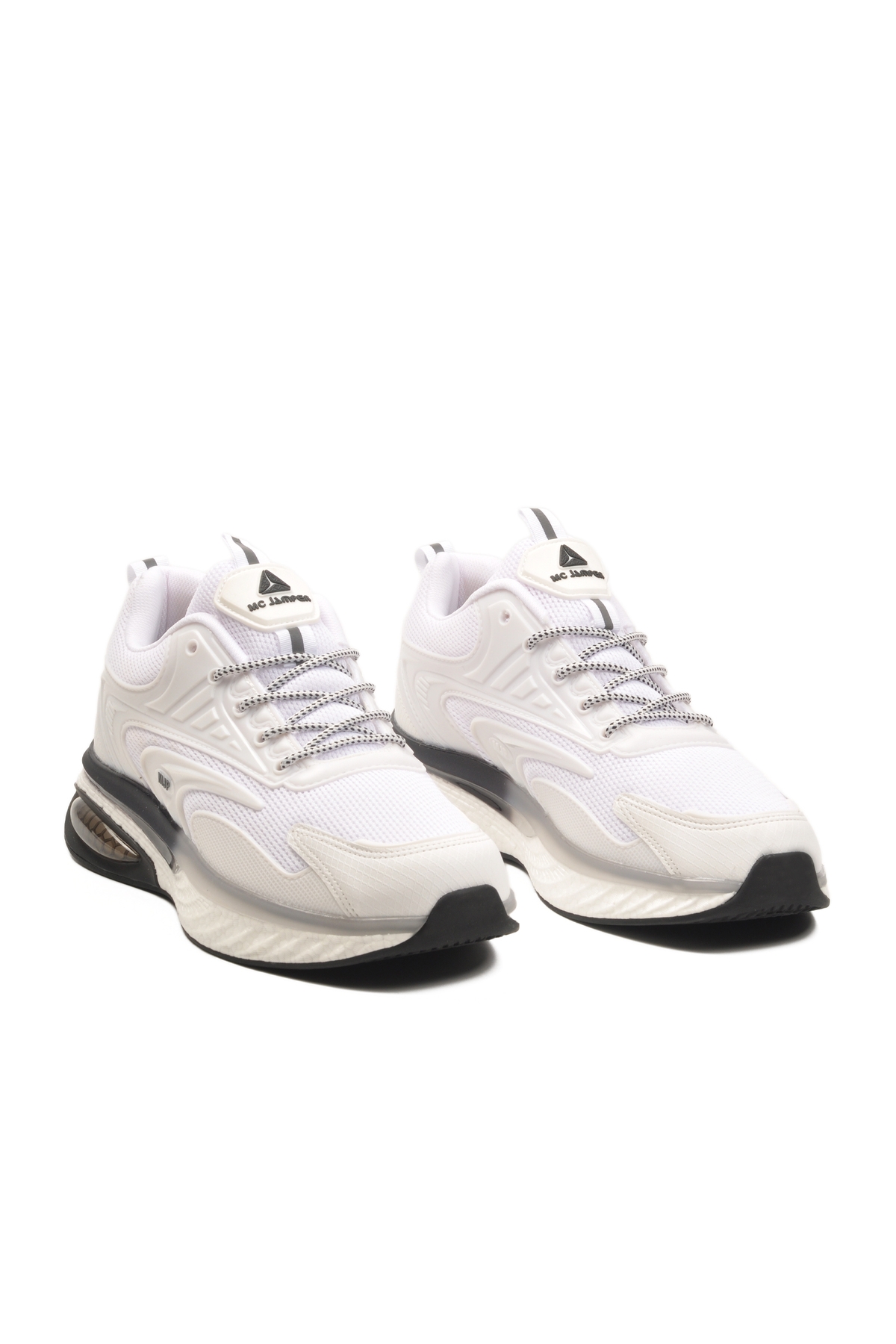 Beyaz Fileli Hafif Esnek Memory Foam Erkek Spor Ayakkabı 2294 M - Görsel 4