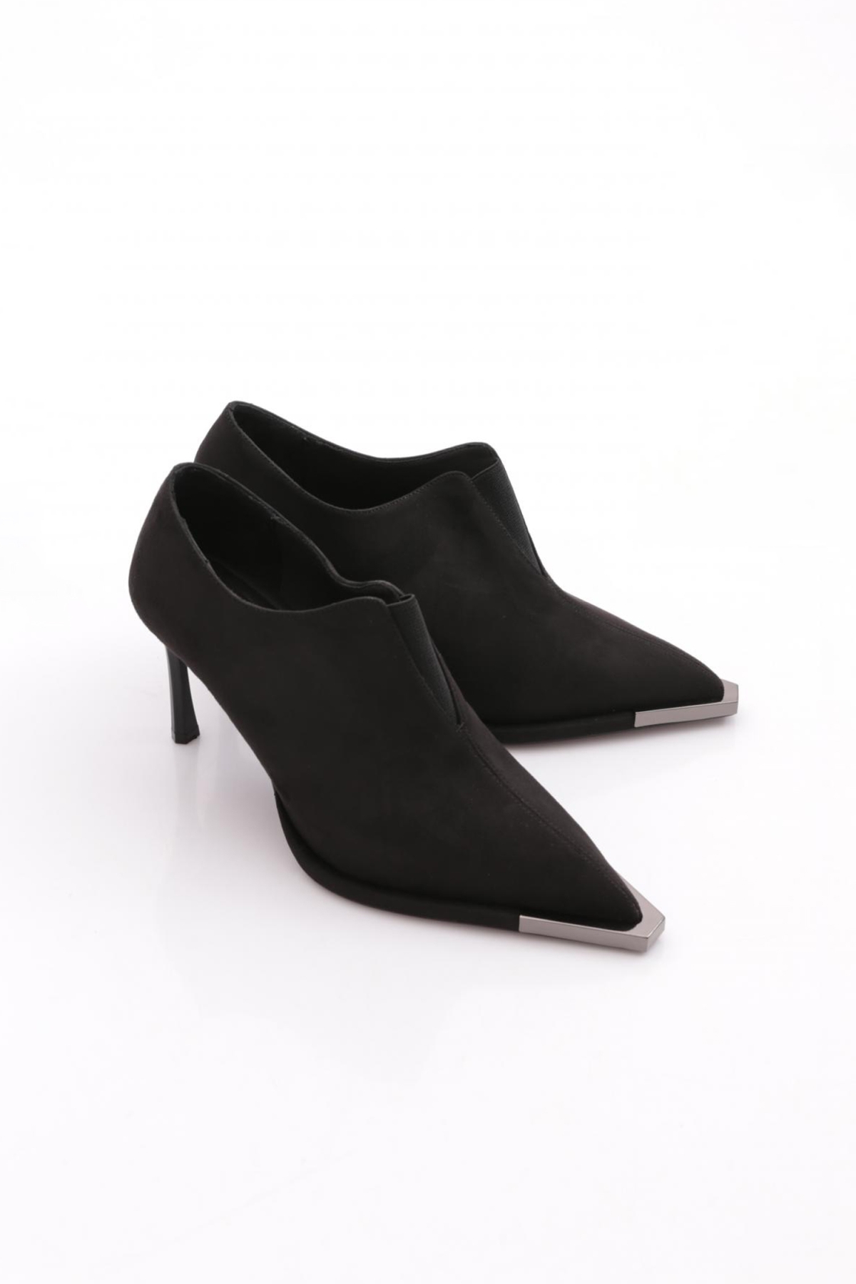 1830 Kadin Gold Detatli Topuklu Bot - Görsel 3